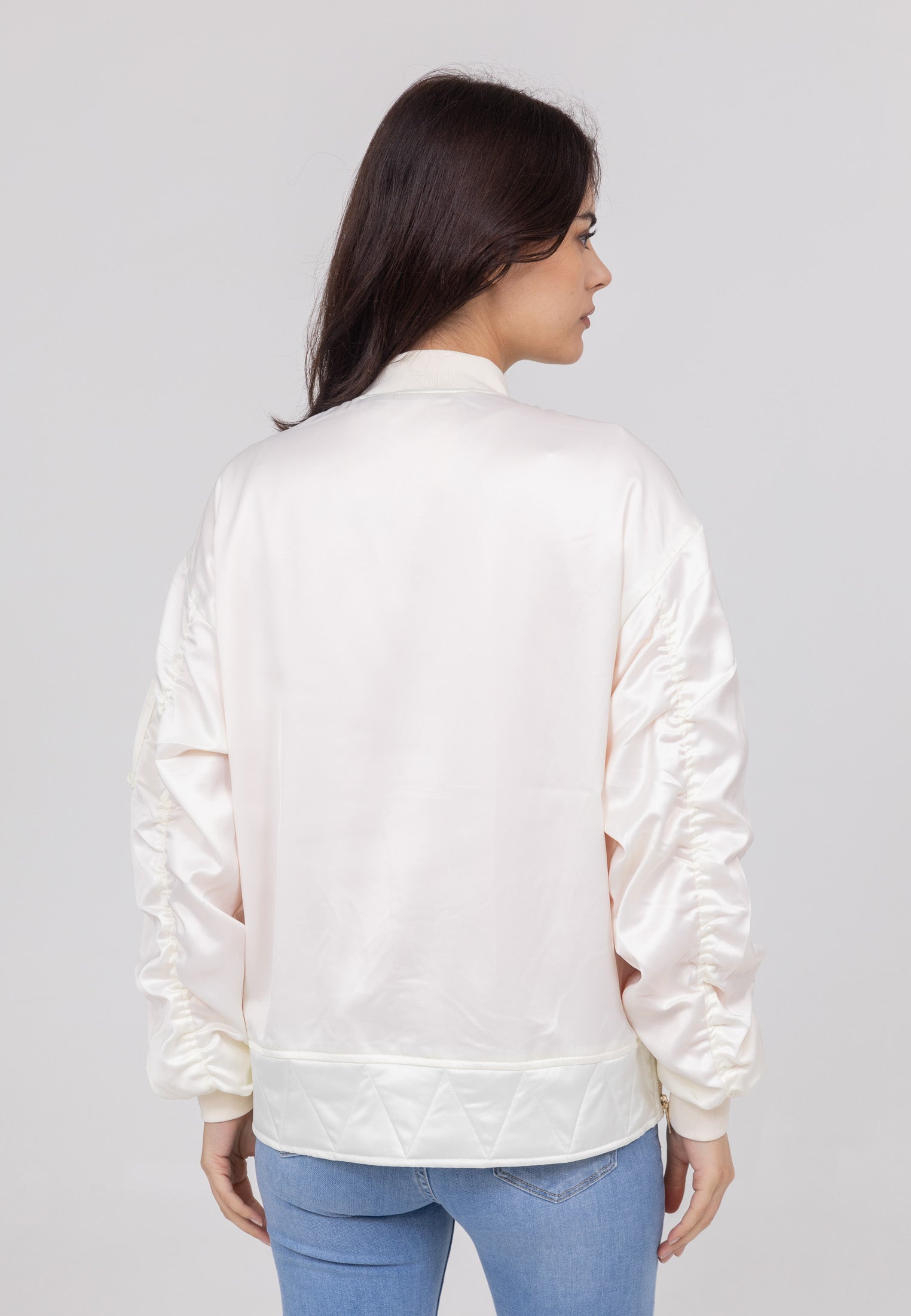 Ballerina W Bomberjacke in Creme Jacken Bombers Original