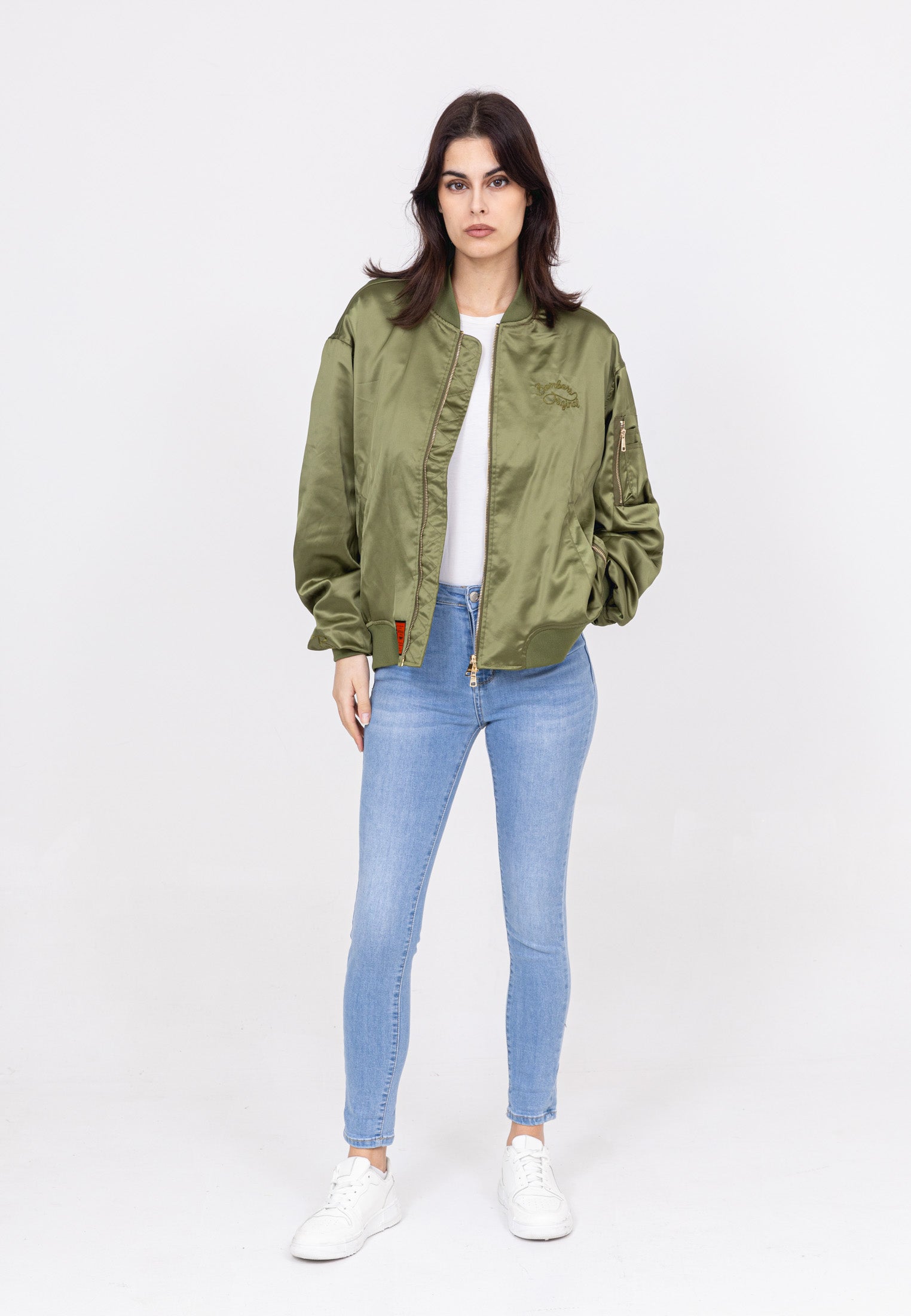 Ballerina W Bomberjacke in Kaki Jacken Bombers Original   