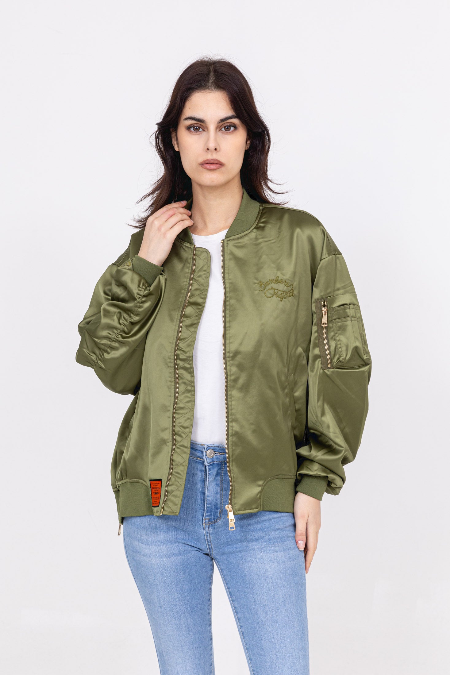 Ballerina W Bomberjacke in Kaki Jacken Bombers Original