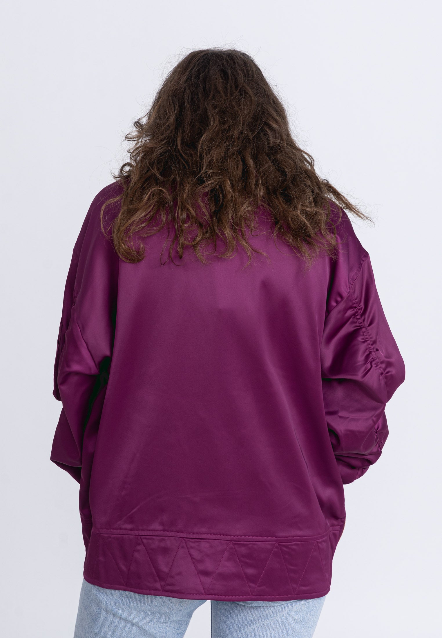 Ballerina W Bomberjacke in Purple Jacken Bombers Original