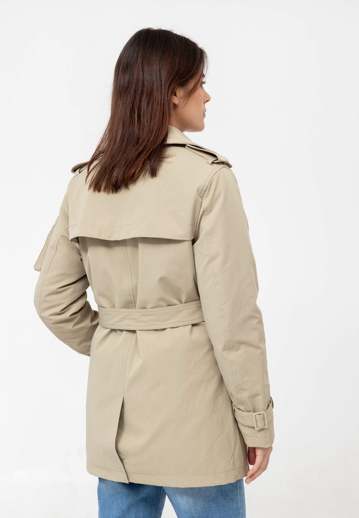 Birdy W Trenchcoat in Beige Jacken Bombers Original