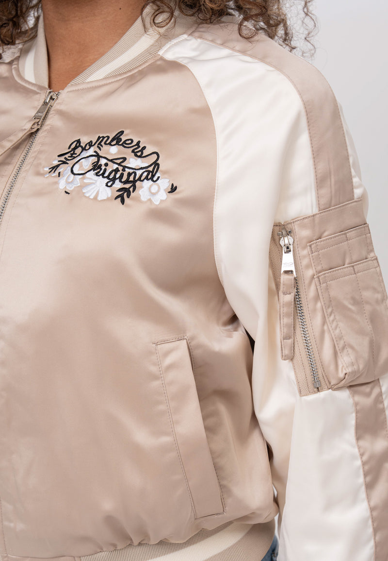 Breathe W Bomberjacke in Beige Jacken Bombers Original