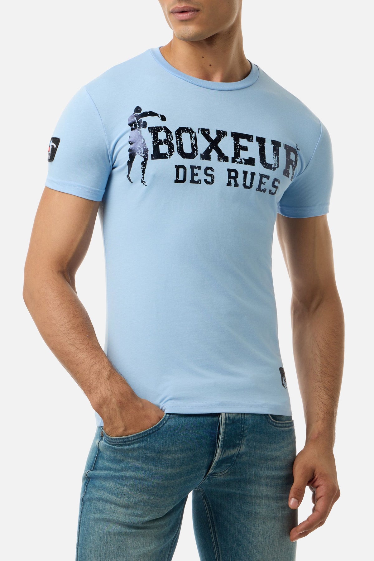 T-Shirt Boxeur Street 2 in Artic Halo T-Shirts Boxeur des Rues