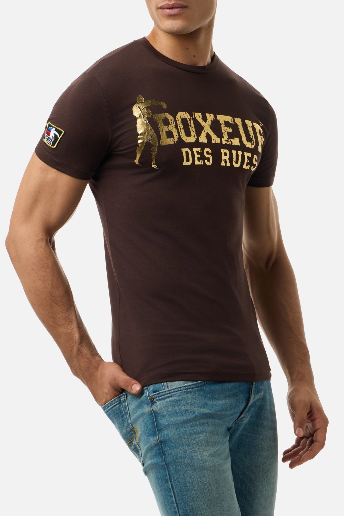 T-Shirt Boxeur Street 2 in Chocolate Fondant T-Shirts Boxeur des Rues