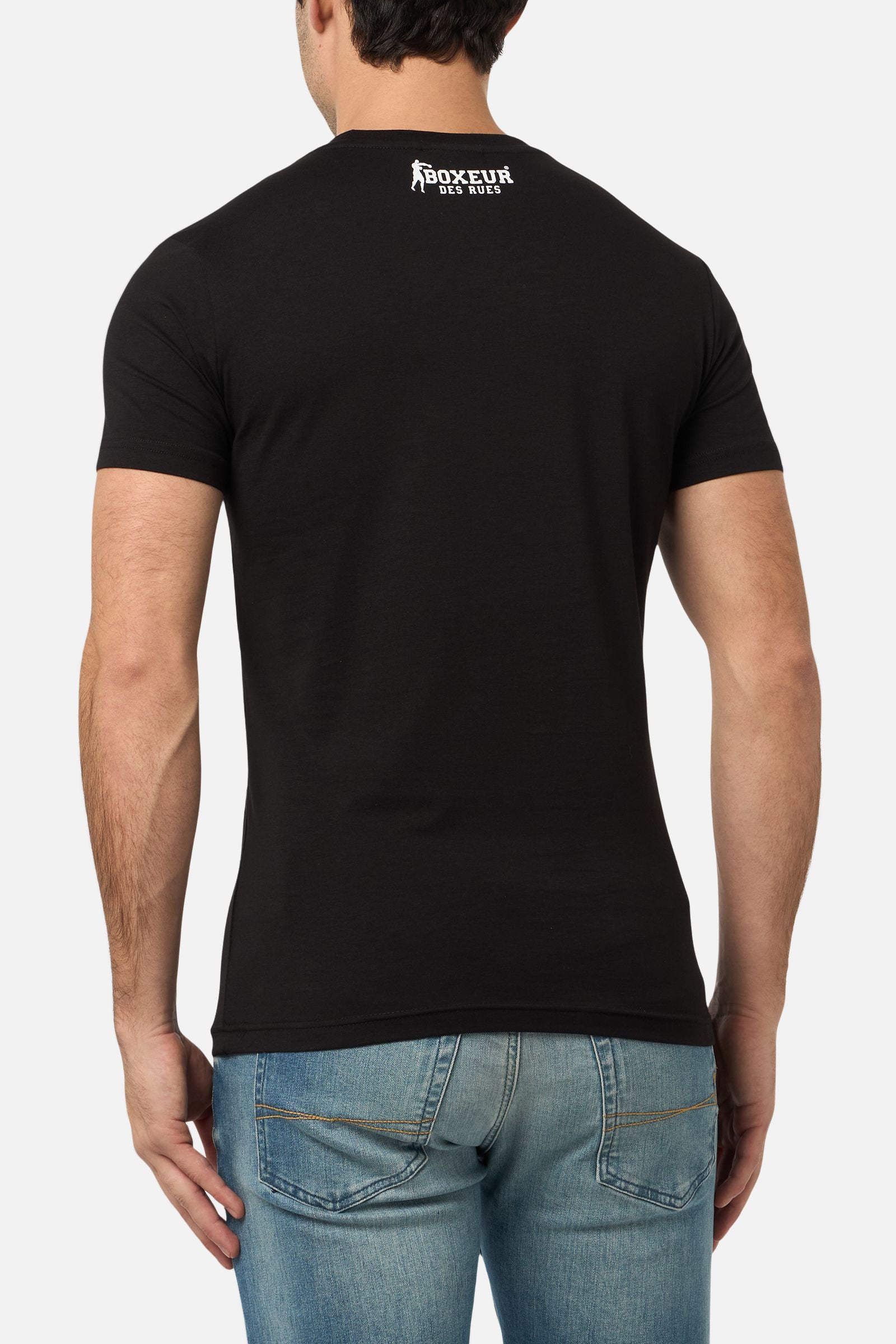 Graphic T-Shirt in Black-Gold T-Shirts Boxeur des Rues