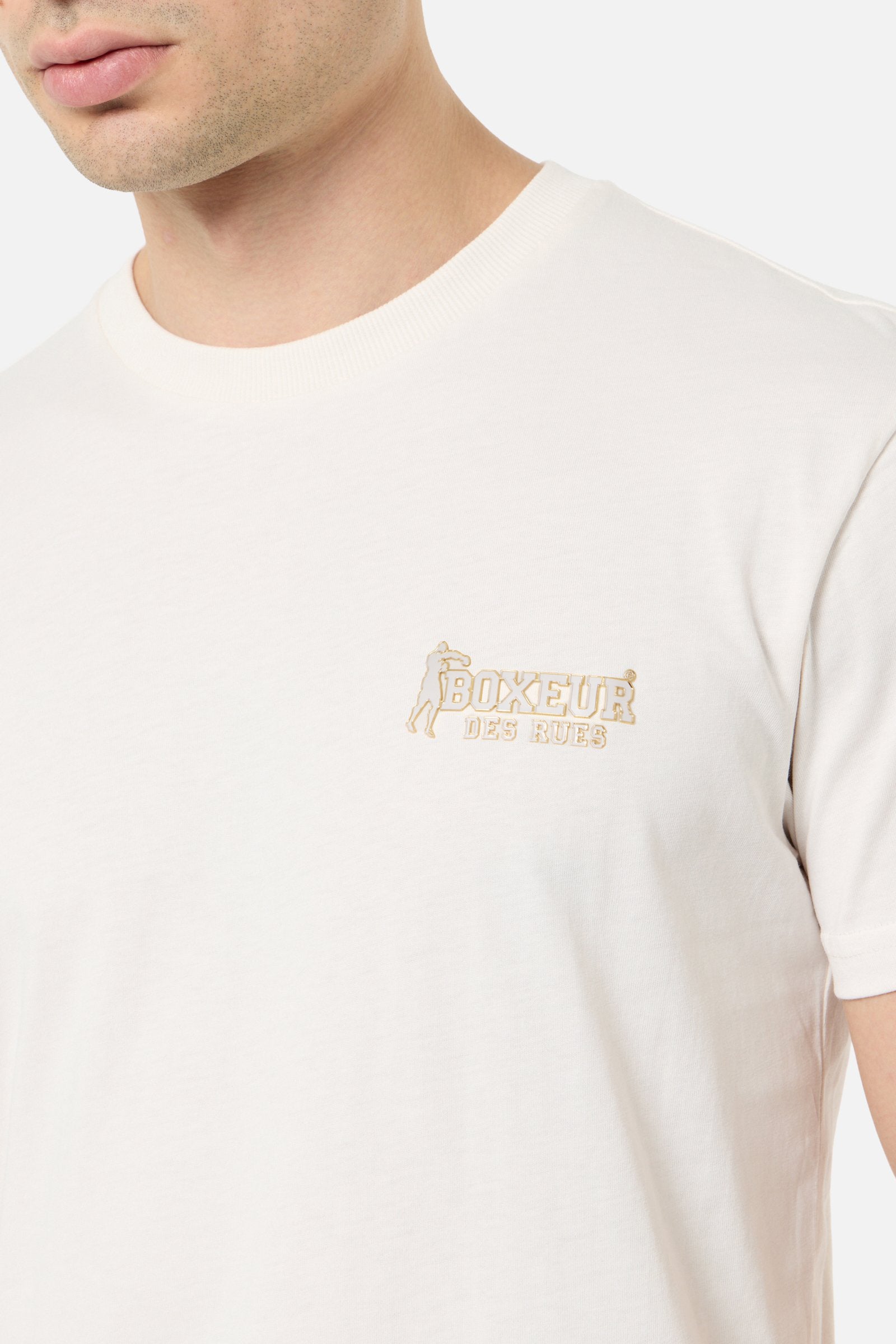 Basic Round Neck T-Shirt in Butter T-Shirts Boxeur des Rues