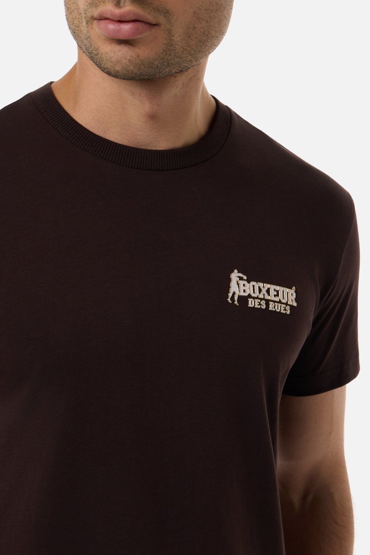 T-Shirt Basic Round Neck in Chocolate Fondant T-Shirts Boxeur des Rues
