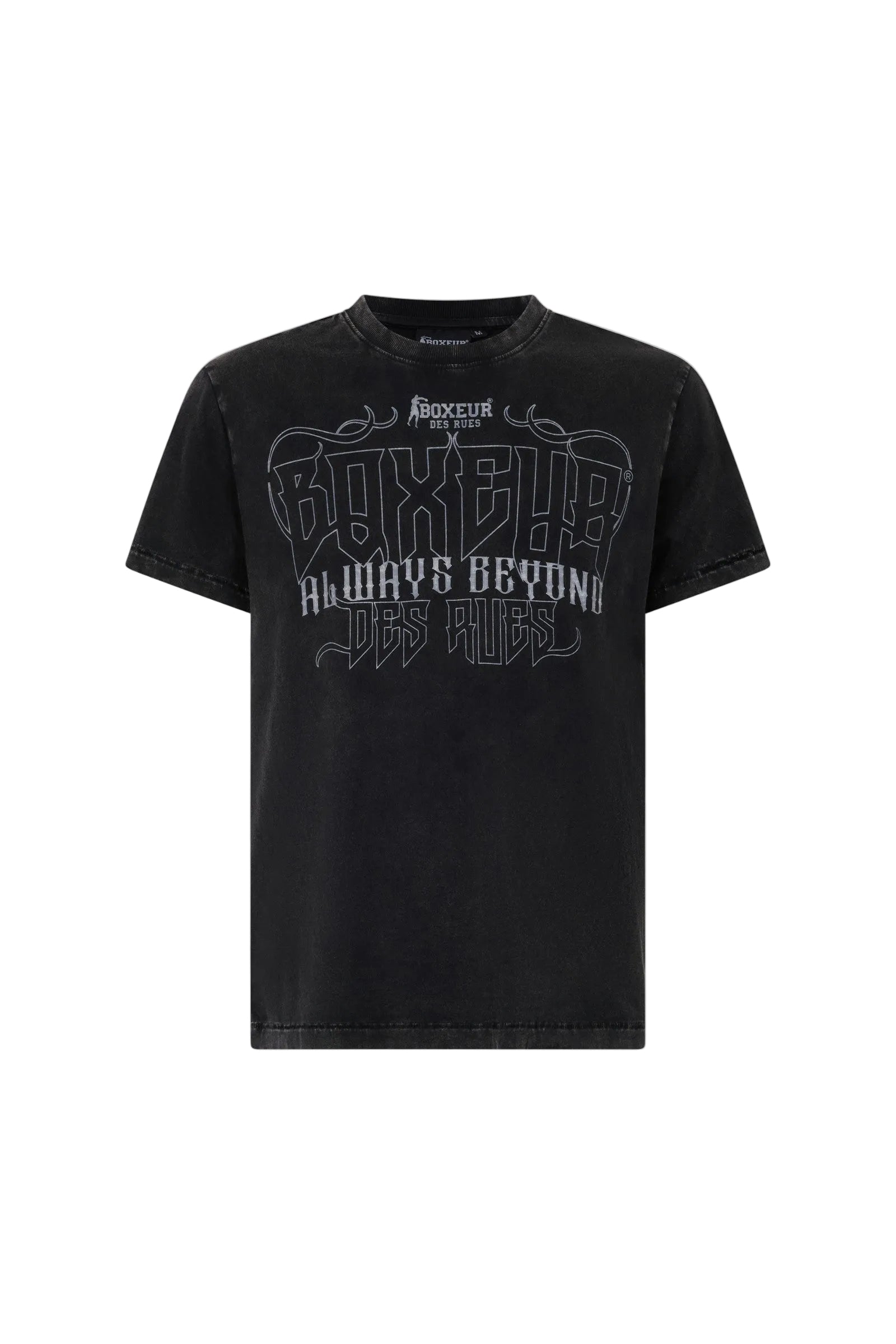 Graphic T-Shirt in Black Acid T-Shirts Boxeur des Rues