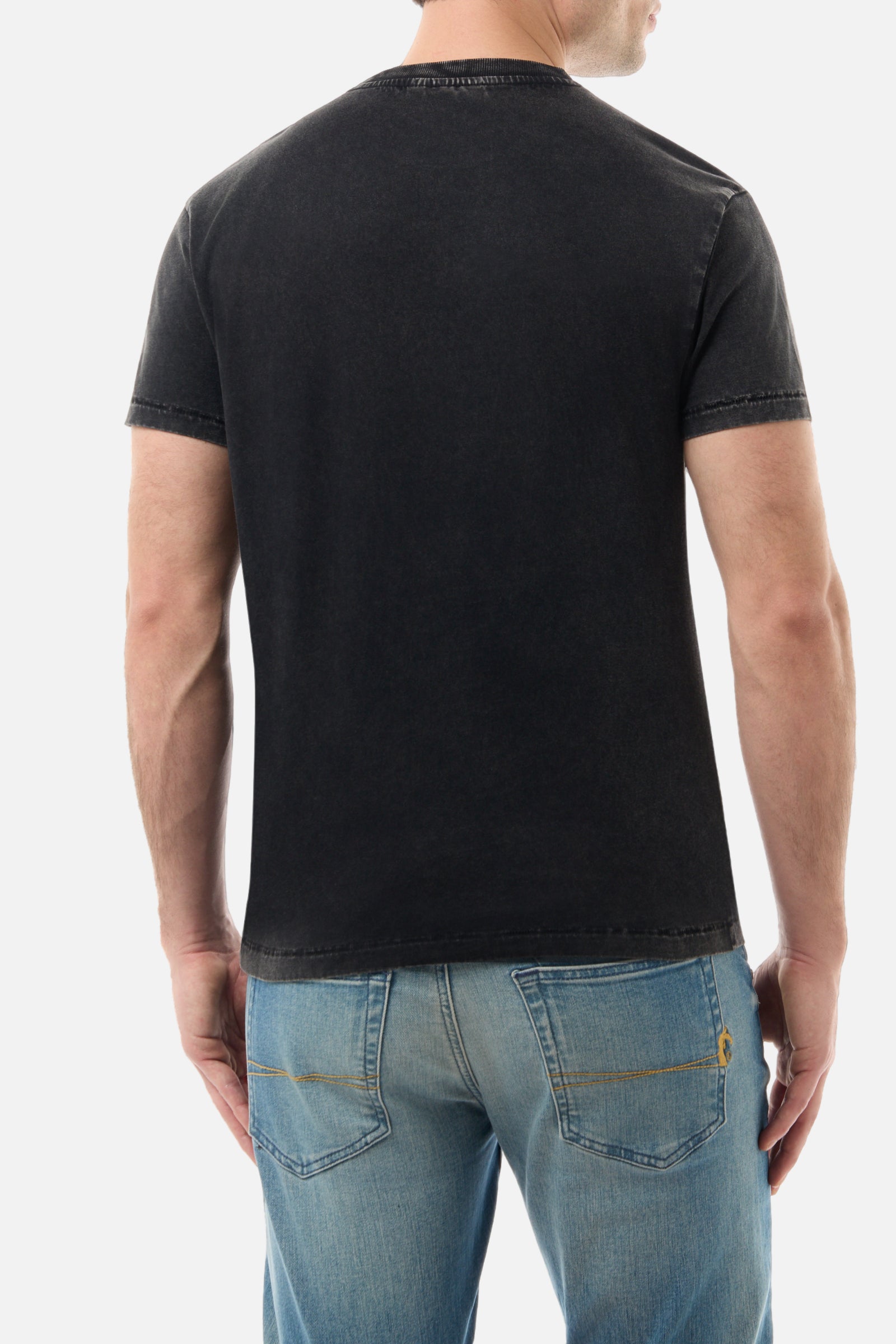 Graphic T-Shirt in Black Acid T-Shirts Boxeur des Rues