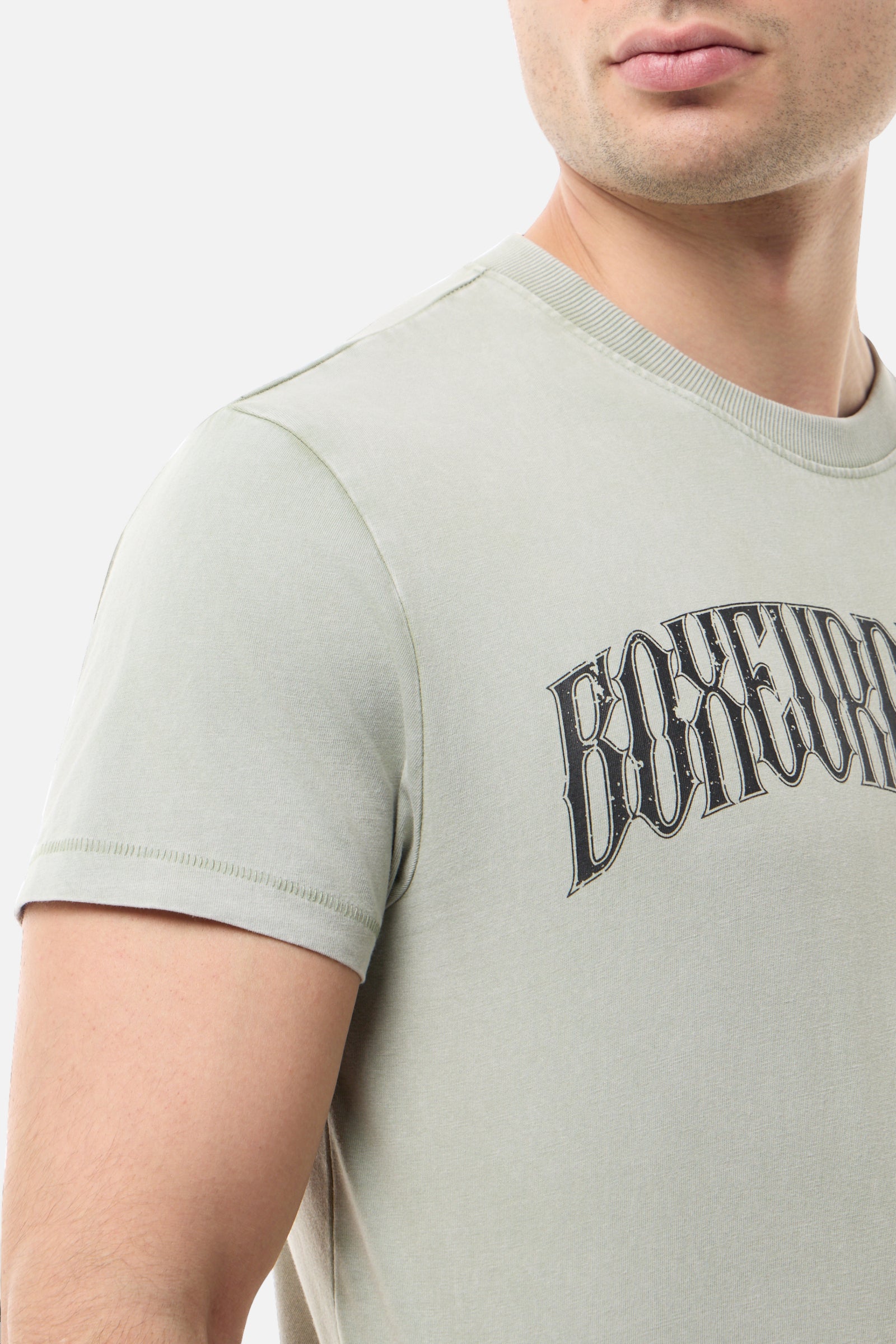 Graphic T-Shirt in Sage Acid T-Shirts Boxeur des Rues