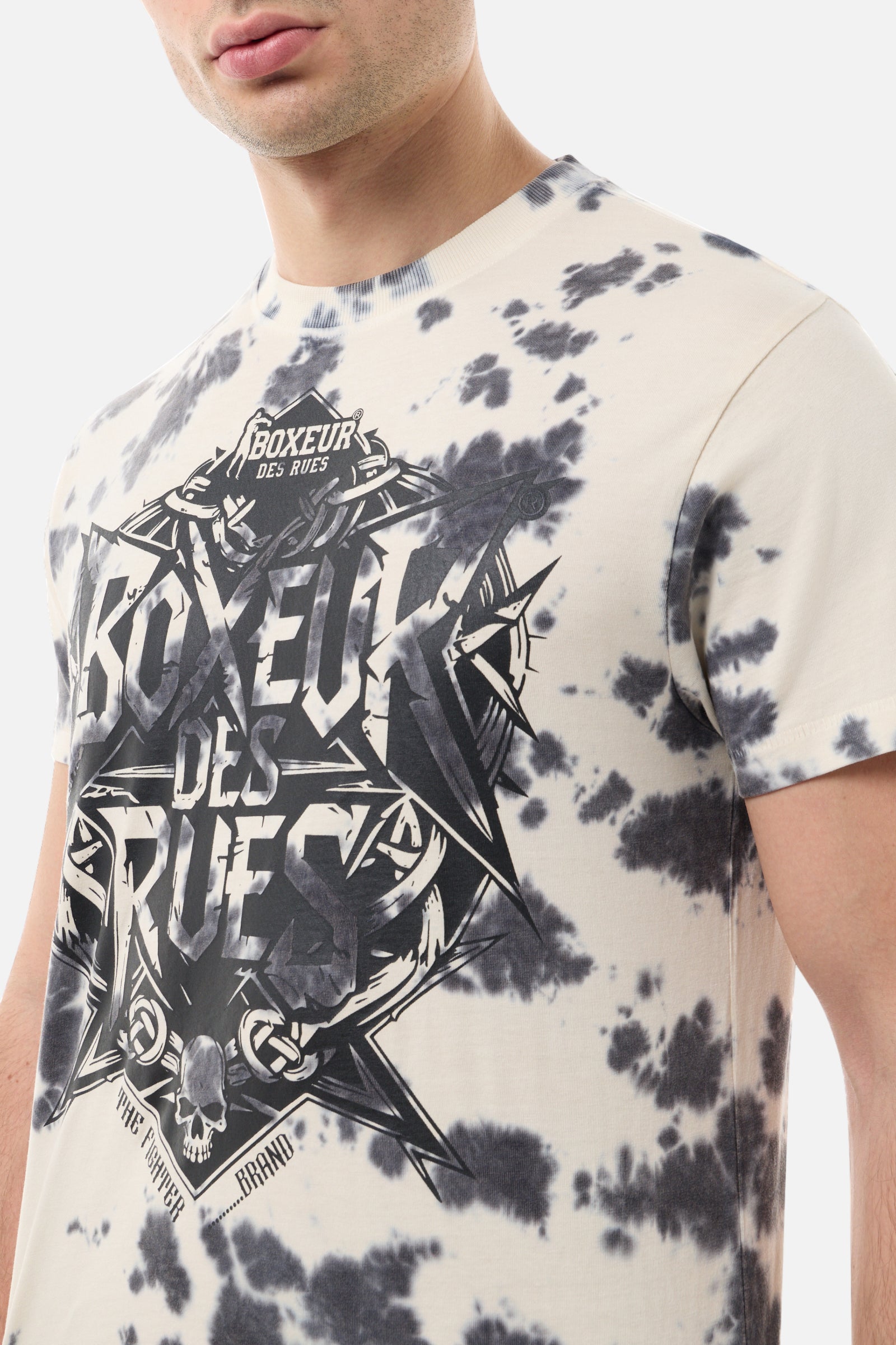 Graphic T-Shirt in Butter Acid T-Shirts Boxeur des Rues