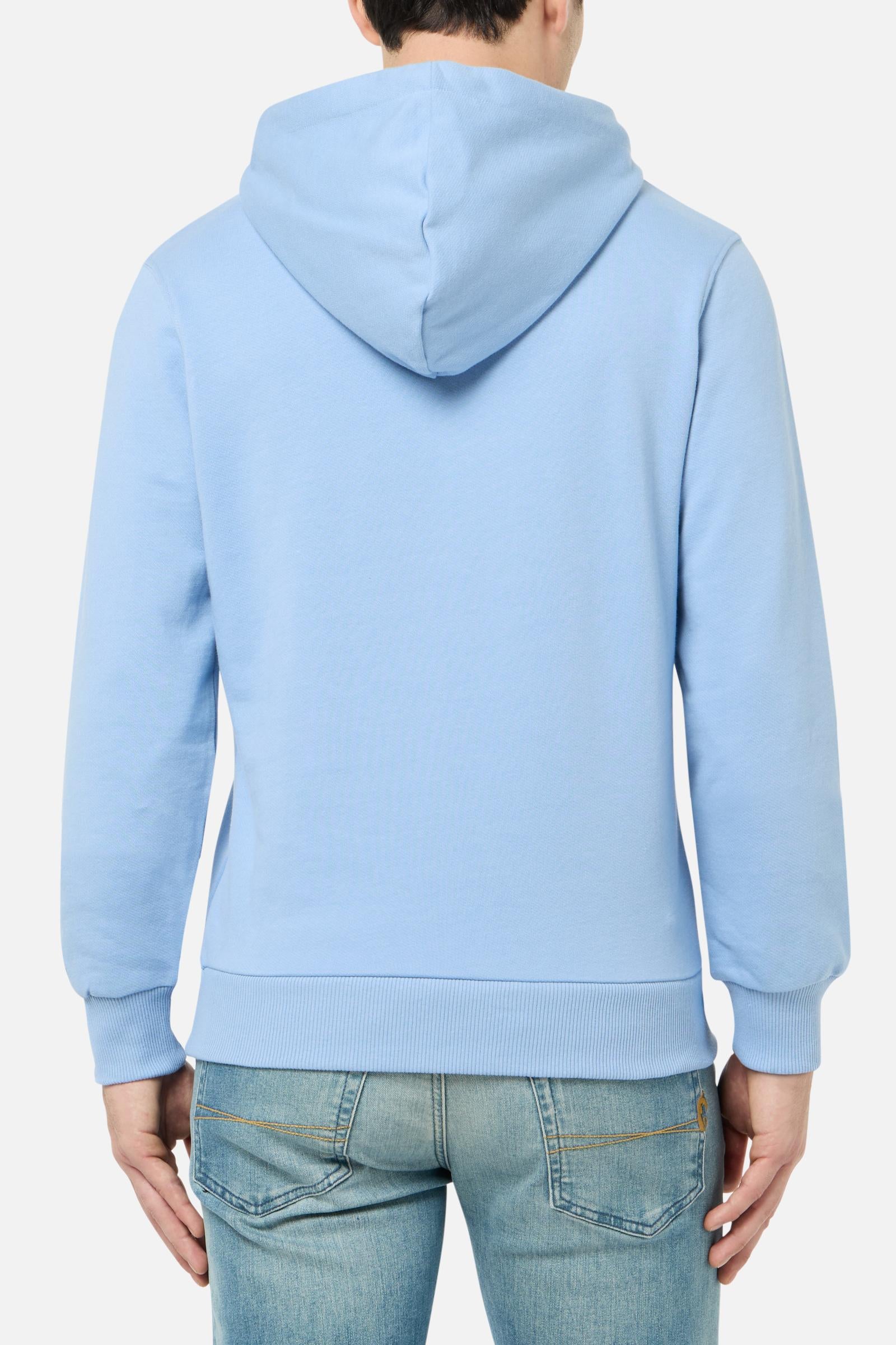 Basic Hoodie in Sky Blue Kapuzenpullover Boxeur des Rues