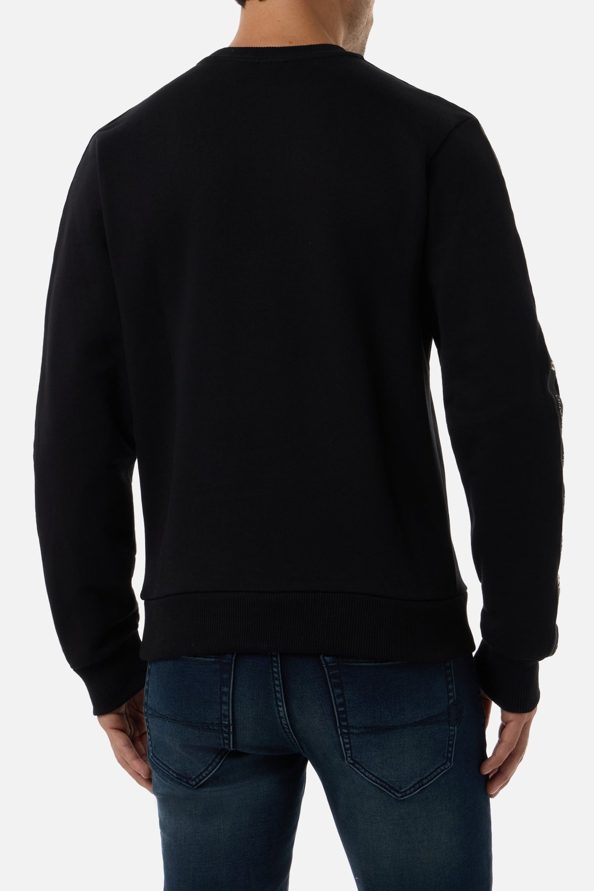 Sweatshirt Basic Round Neck in Black Sweatshirts Boxeur des Rues