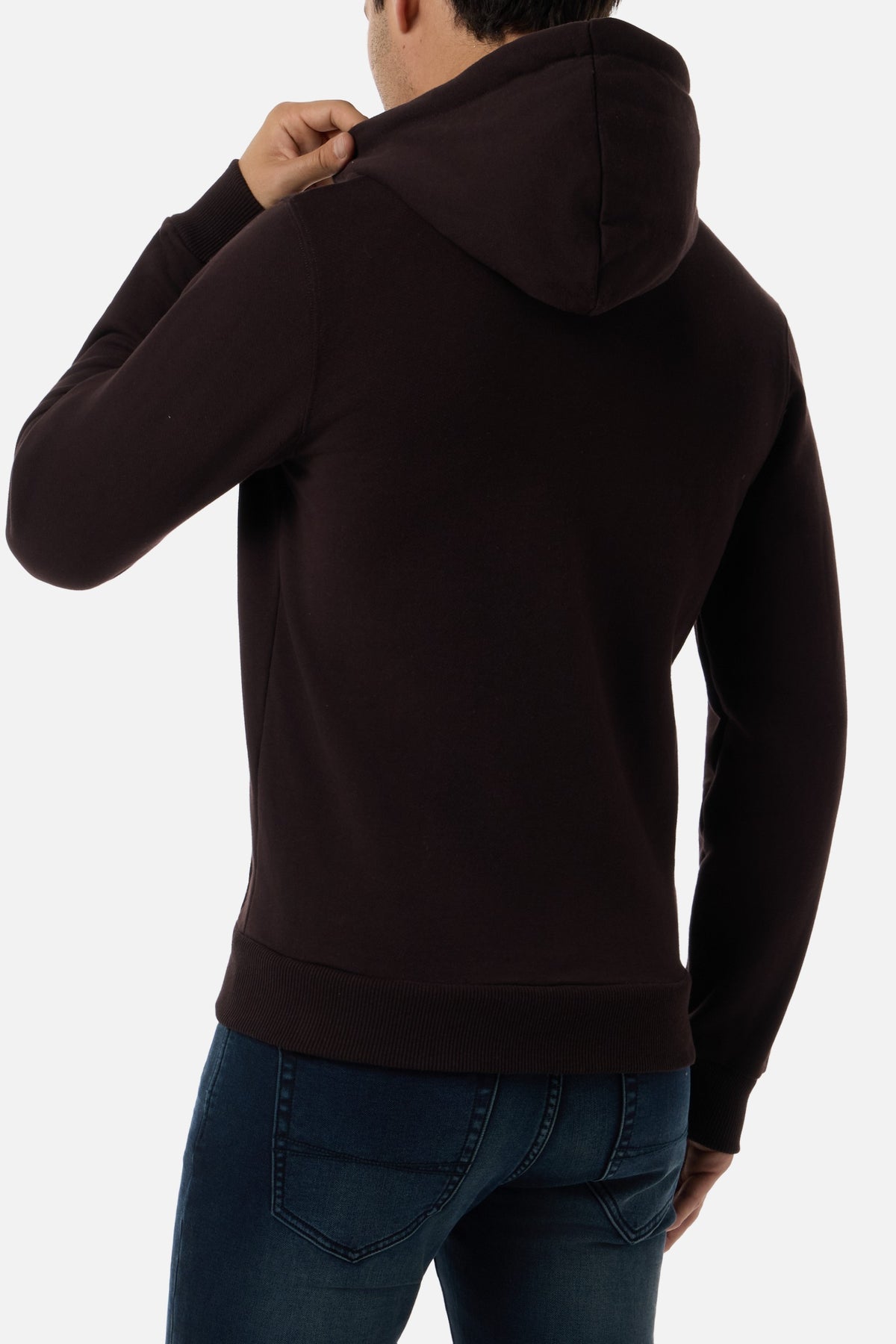 Sweatjacke Basic Full Zip in Chocolate Fondant Sweatjacken Boxeur des Rues