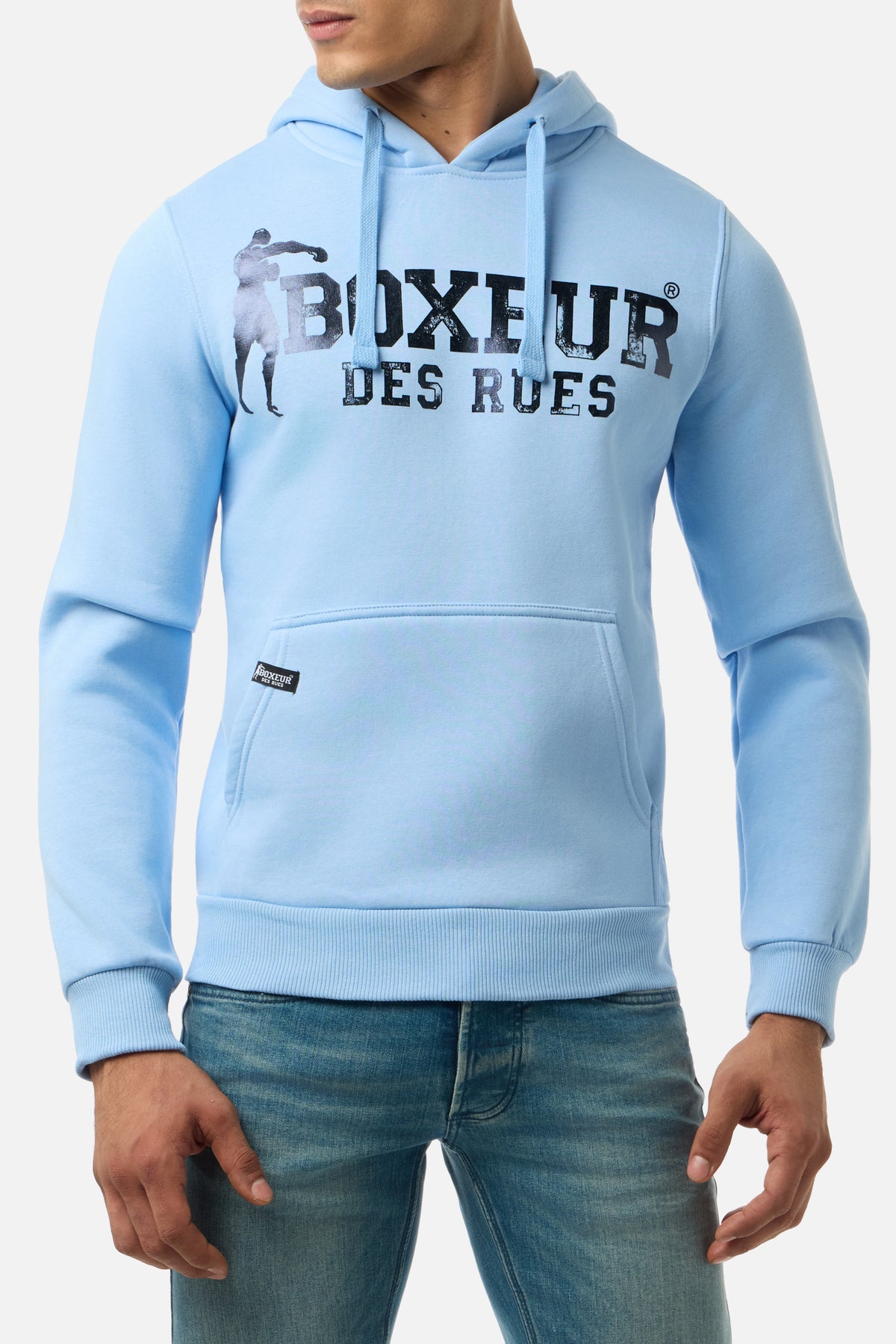 Sweatjacke Hooded Full Zip in Artic Halo Sweatjacken Boxeur des Rues