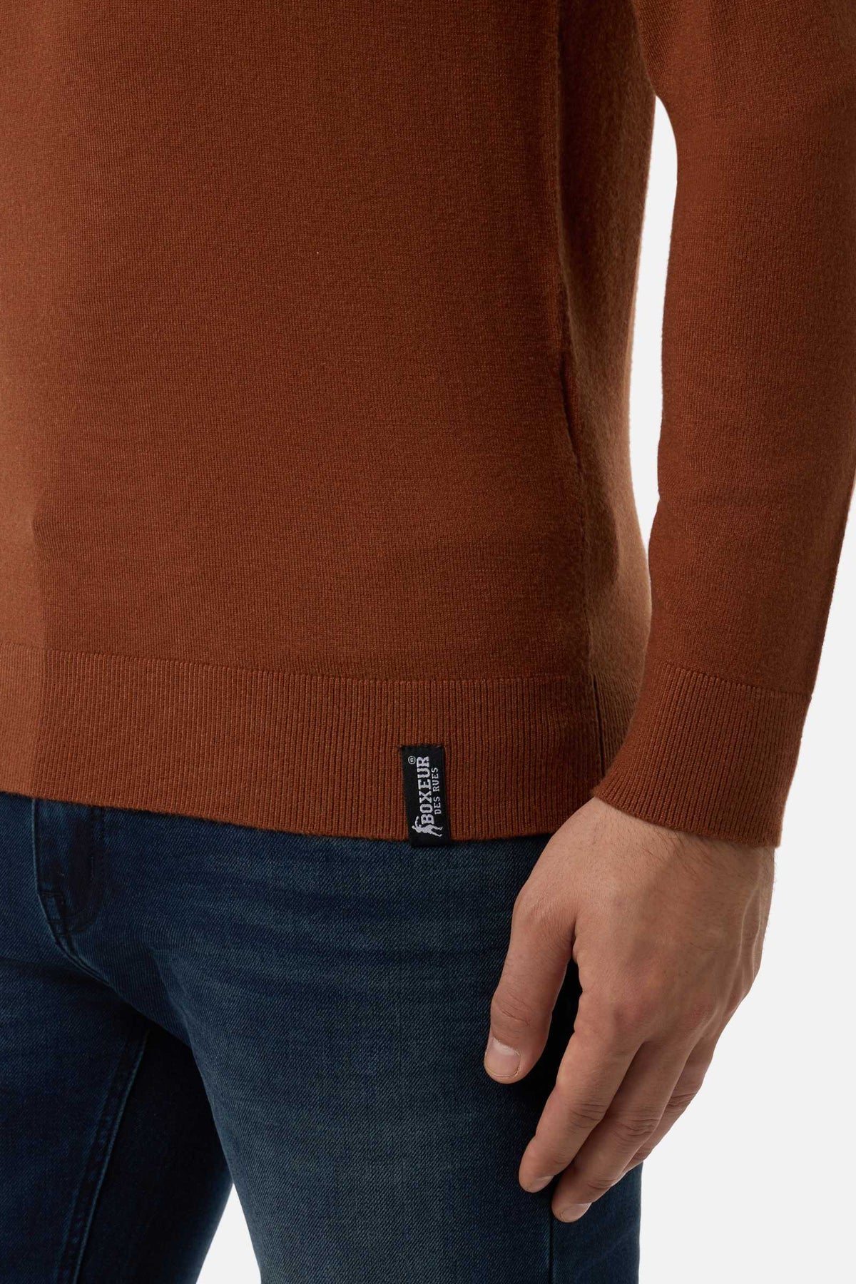 Pullover Round Neck in Caramelized Pullover Boxeur des Rues
