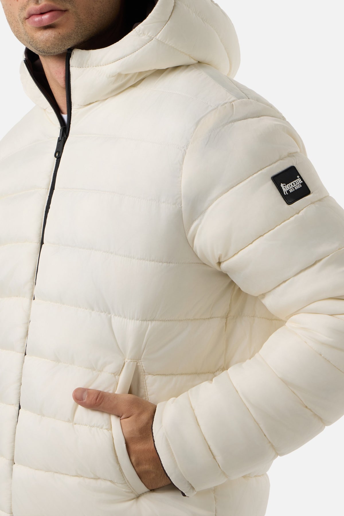 Steppjacke Reversible Padded in Chocolate Fondant Jacken Boxeur des Rues