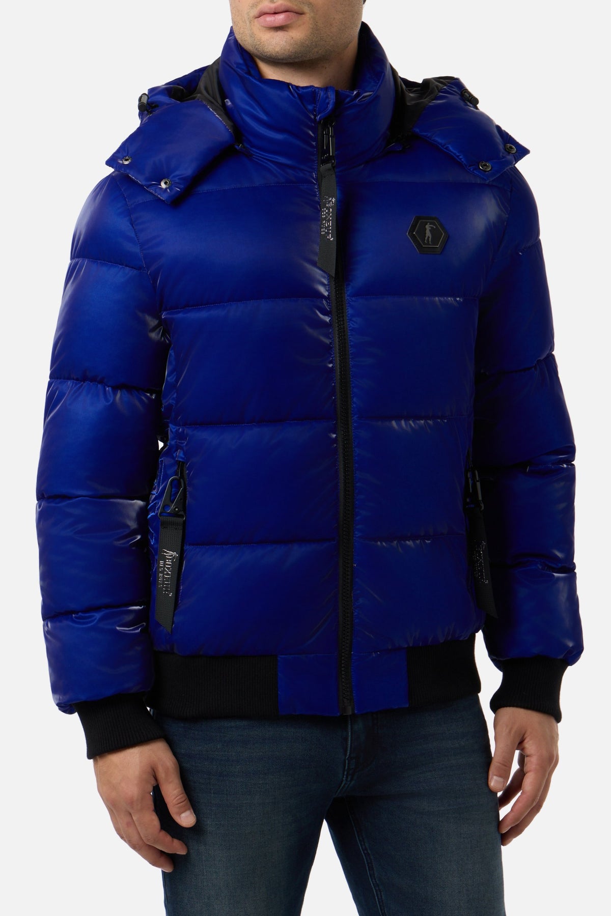 Winterjacke Side Inserts in Cyber Blue Jacken Boxeur des Rues