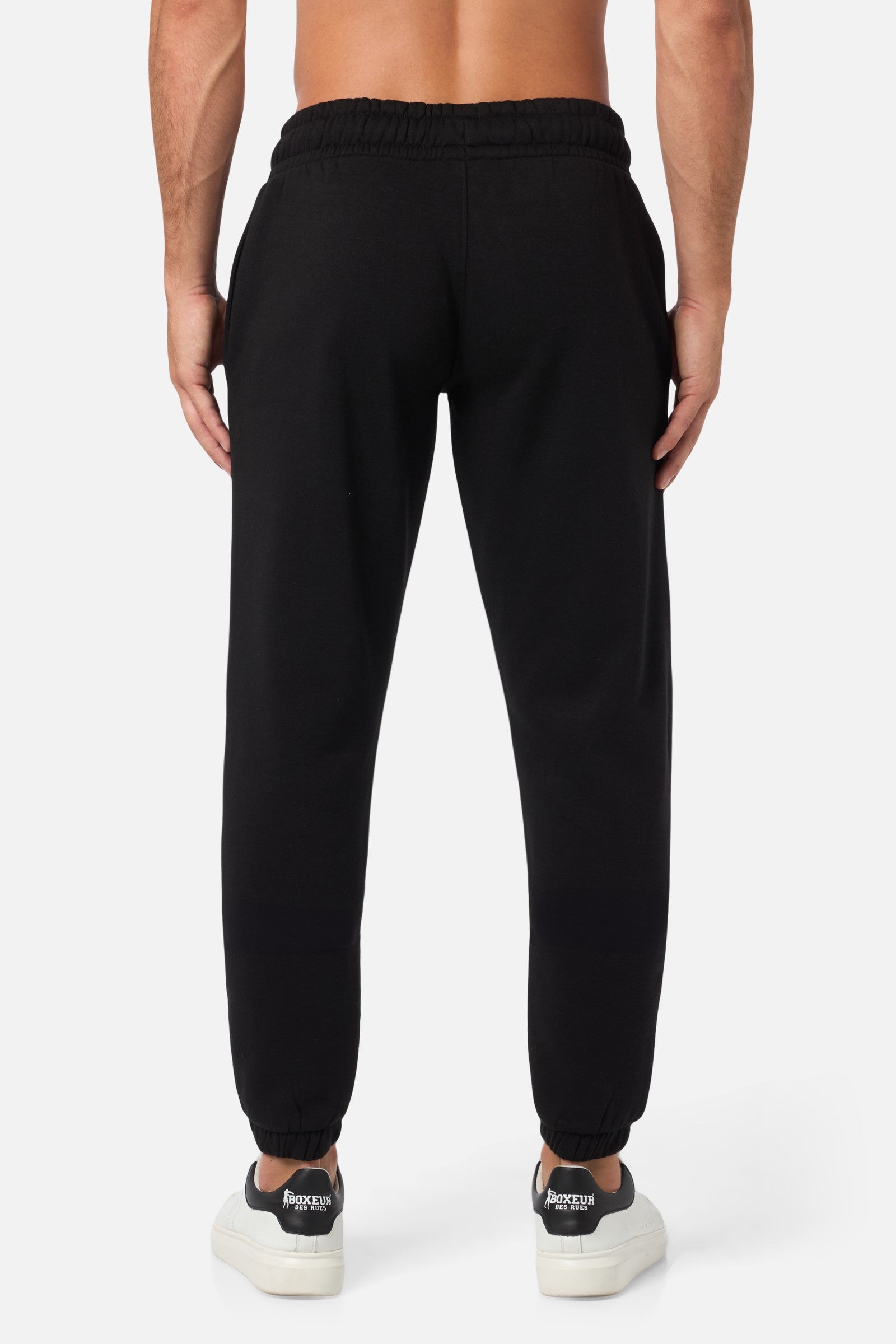 Long Pants With Patch in Black Hosen Boxeur des Rues