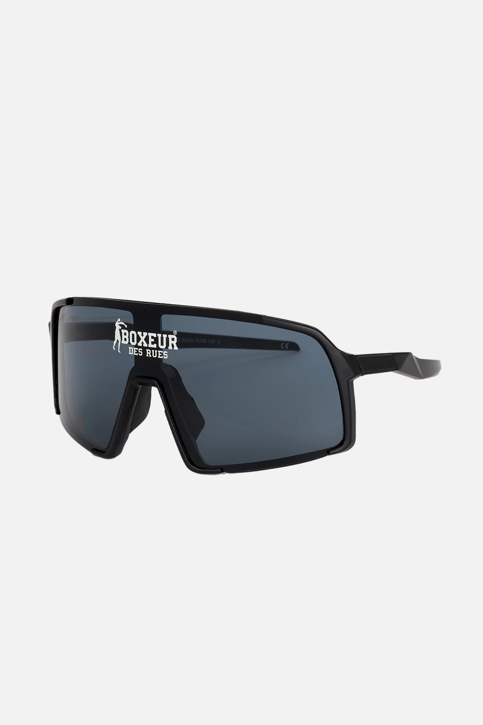 Polycarbonate Sport Sunglasses in Black Sonnenbrillen Boxeur des Rues
