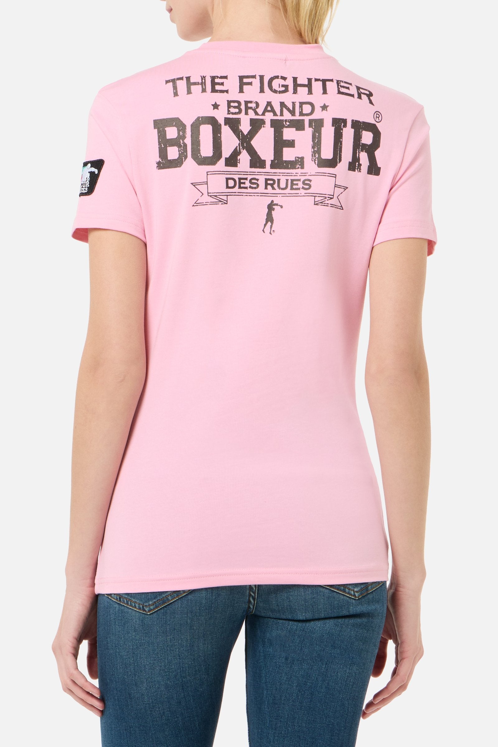 Iconic Logo T-Shirt in Candy Pink T-Shirts Boxeur des Rues