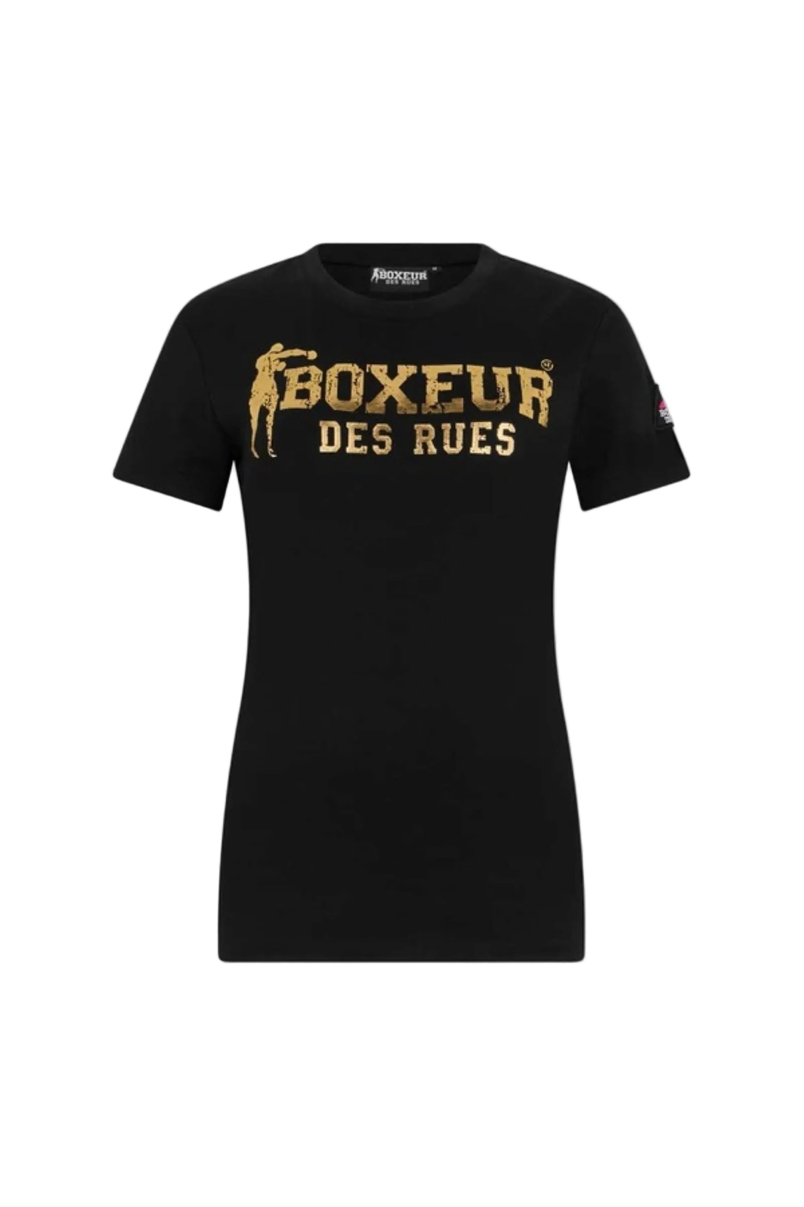 Iconic Logo T-Shirt in Black-Gold T-Shirts Boxeur des Rues