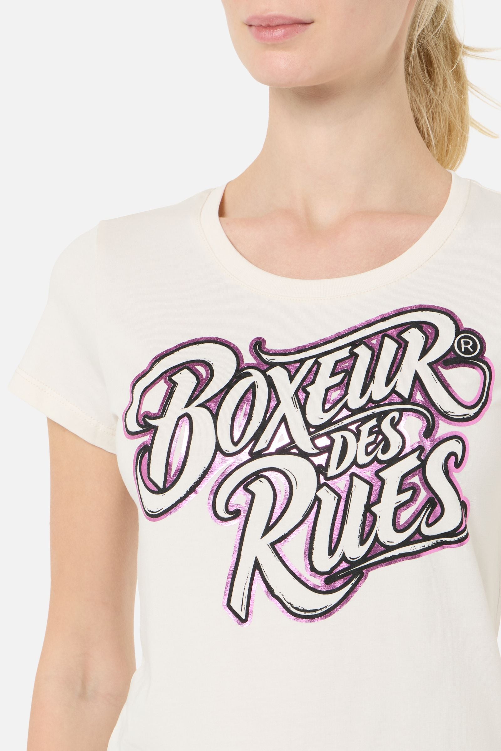 Graphic T-Shirt in Butter T-Shirts Boxeur des Rues