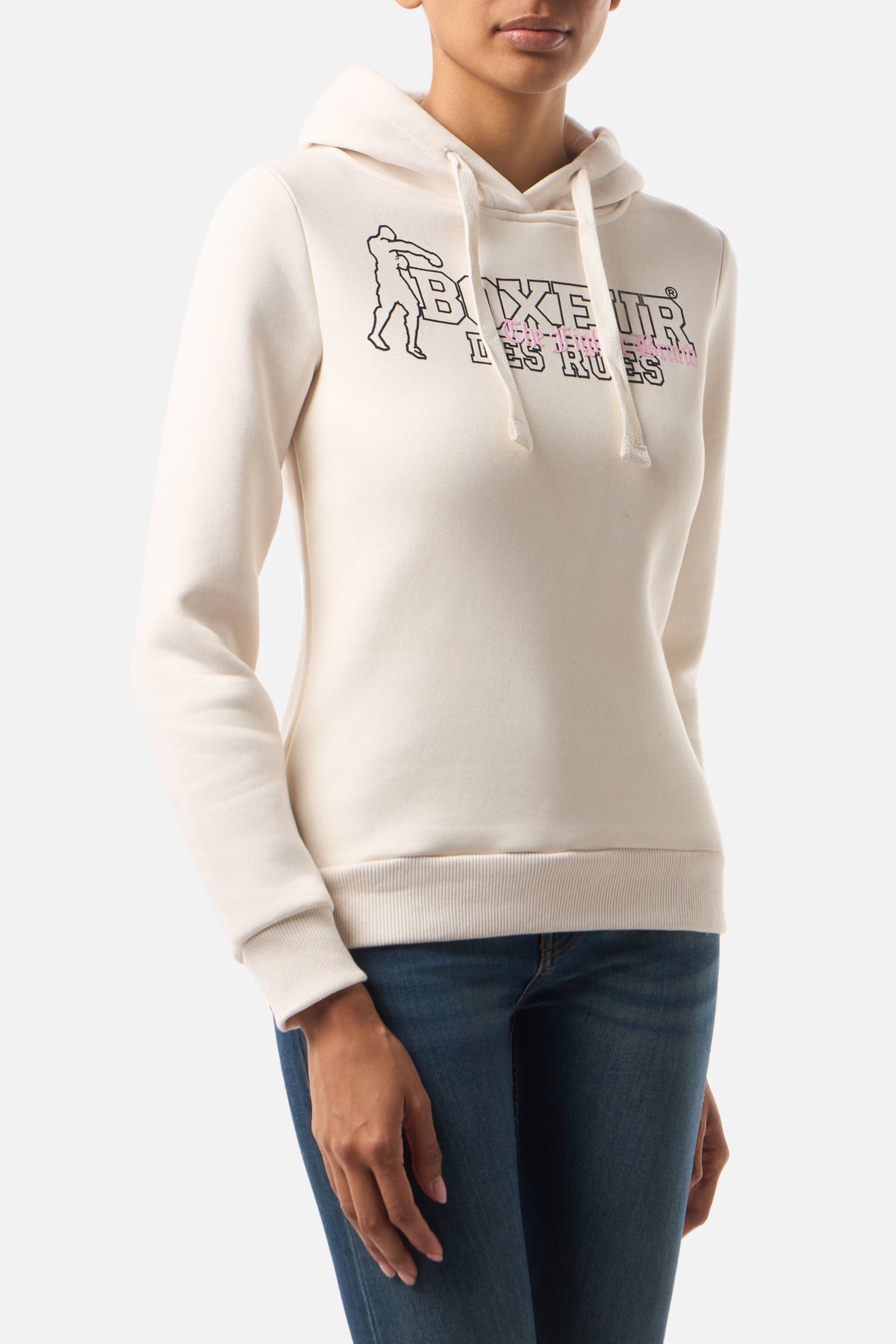 Kapuzenpullover Lady Hooded in Warm Blank Kapuzenpullover Boxeur des Rues