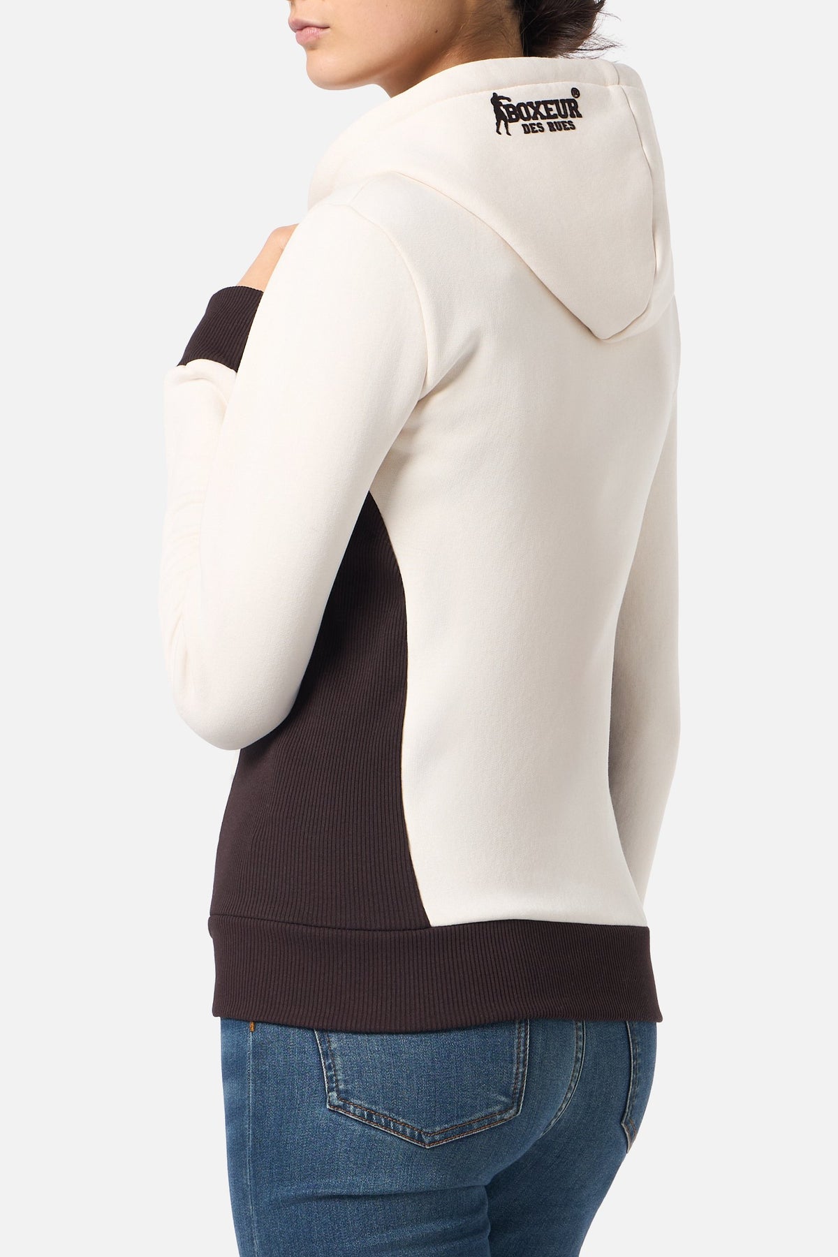 Sweatjacke Basic Logo in Warm Blank Sweatjacken Boxeur des Rues