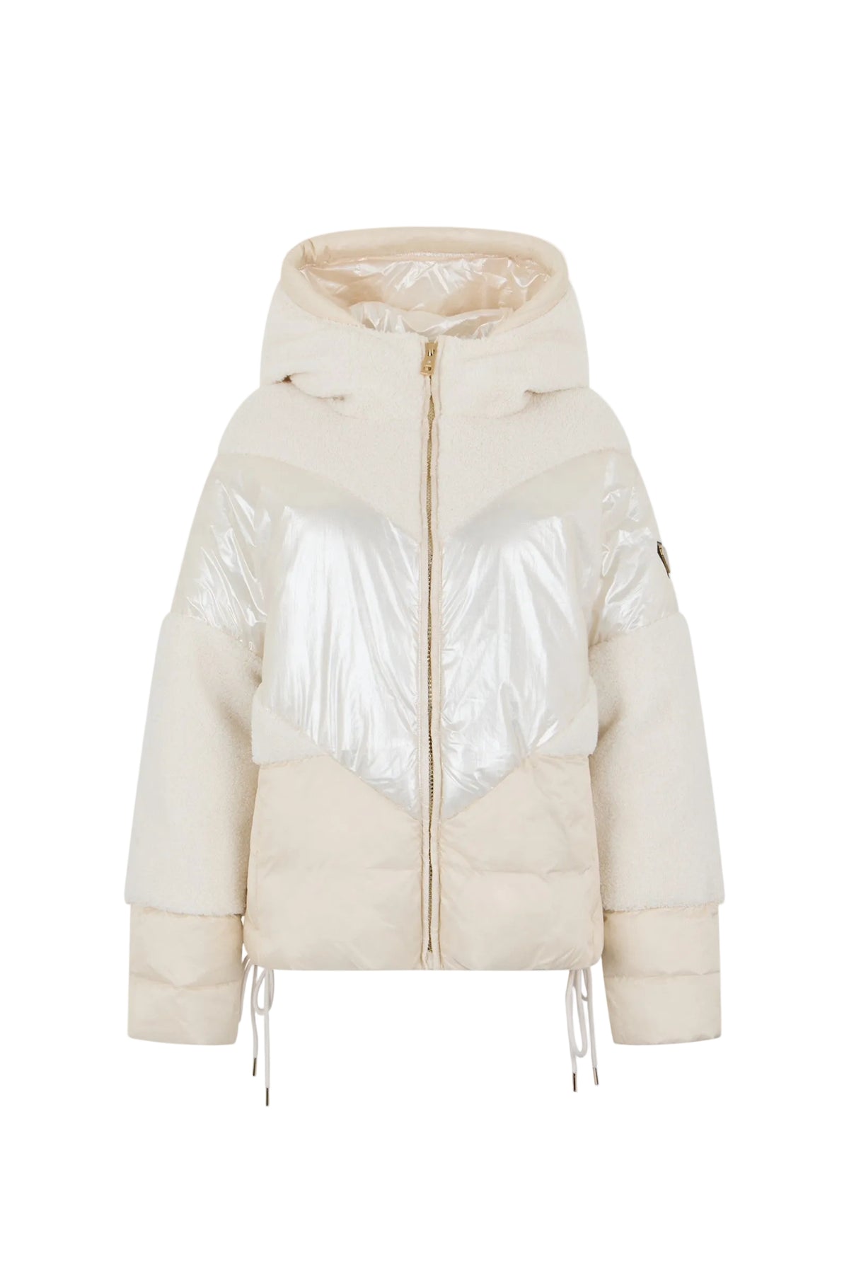 Winterjacke Mixed Fabric Padded in Warm Blank Jacken Boxeur des Rues