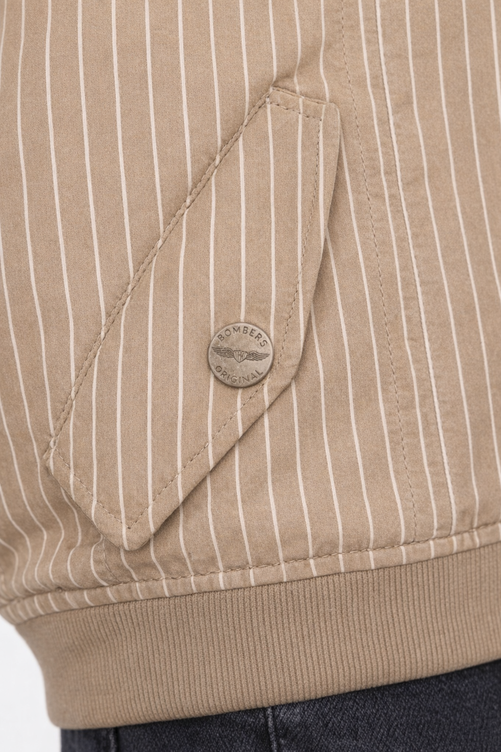 Canlow-M Bomberjacke in Beige Jacken Bombers Original