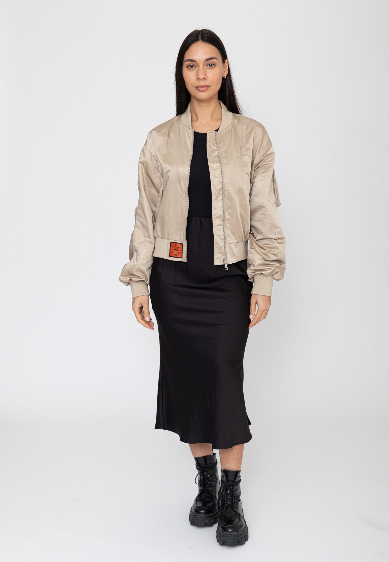 Coldwell-W Bomberjacke in Beige Jacken Bombers Original