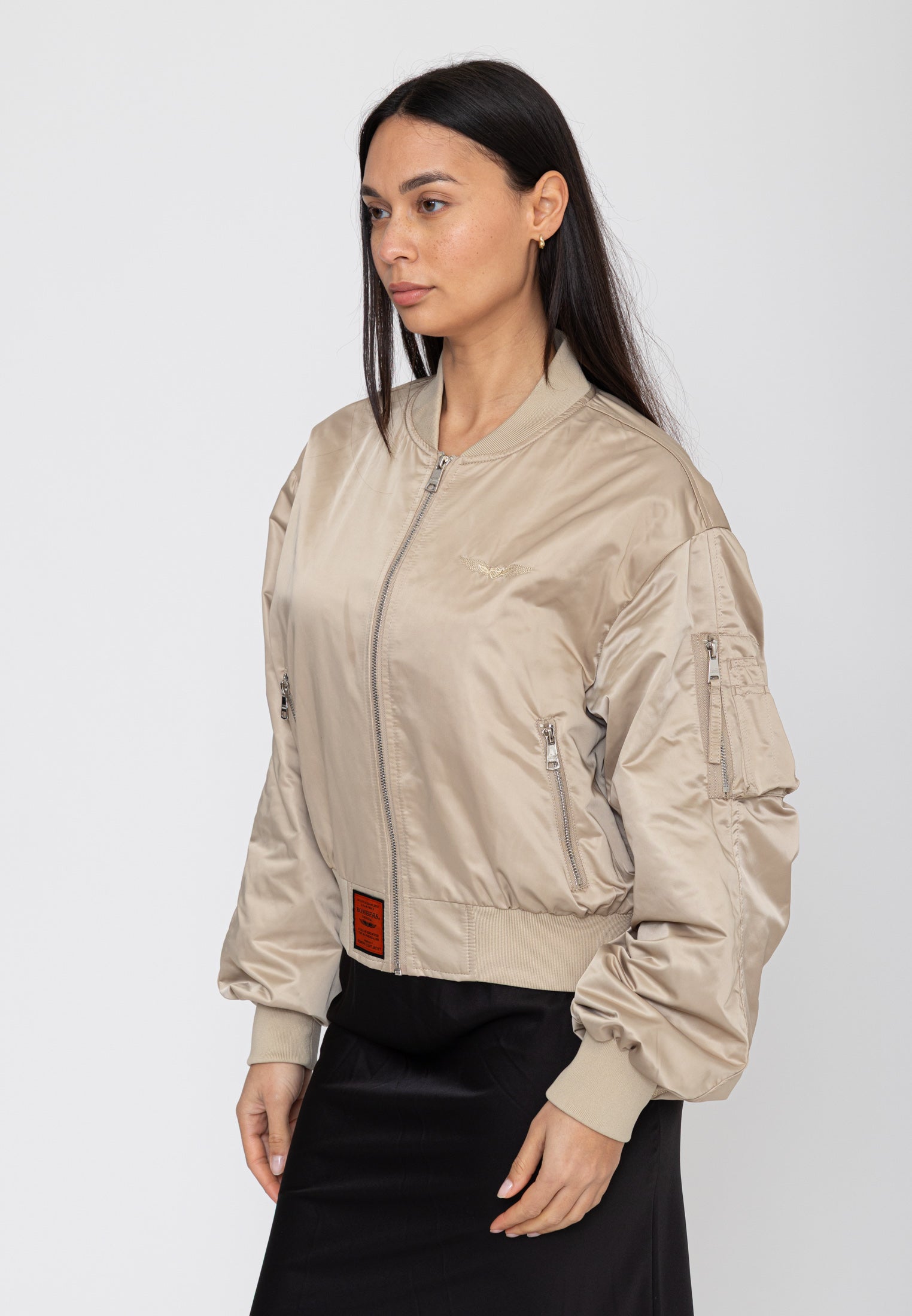 Coldwell-W Bomberjacke in Beige Jacken Bombers Original