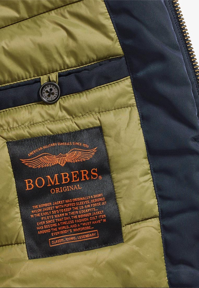 Cornell M Bomberjacke in Navy Jacken Bombers Original