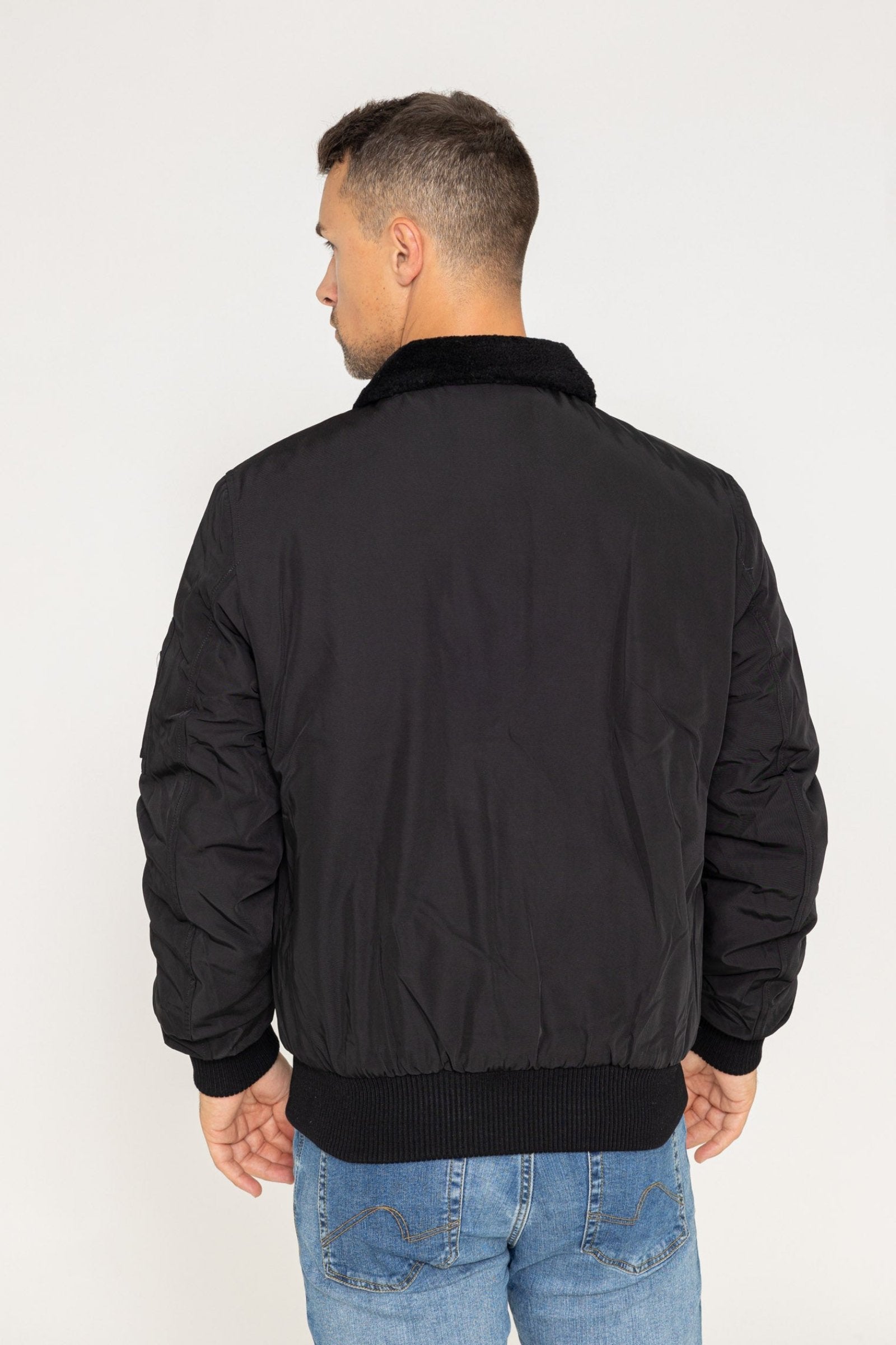 Curtiss M Bomberjacke in Black Jacken Bombers Original