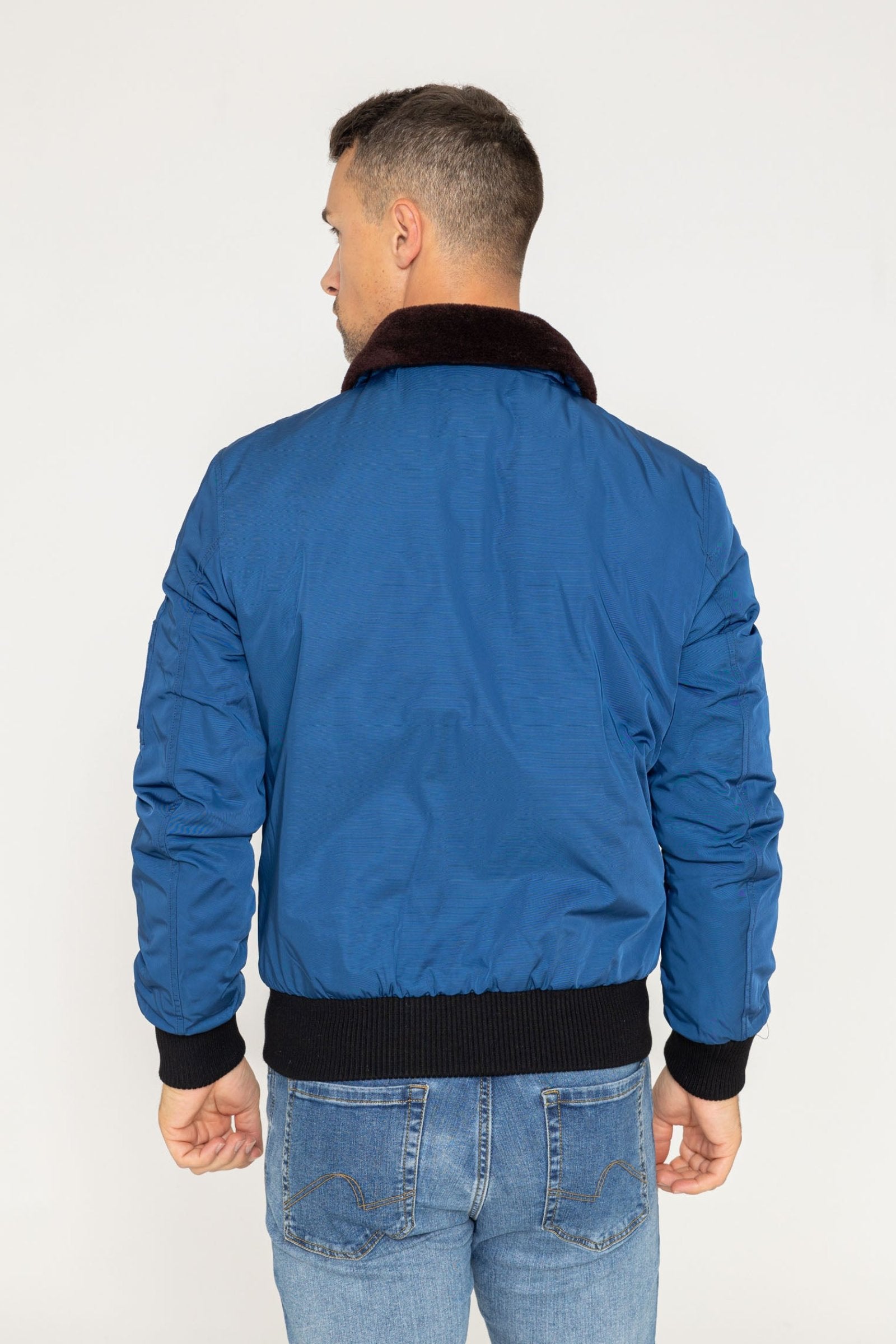 Curtiss M Bomberjacke in Indigo Jacken Bombers Original