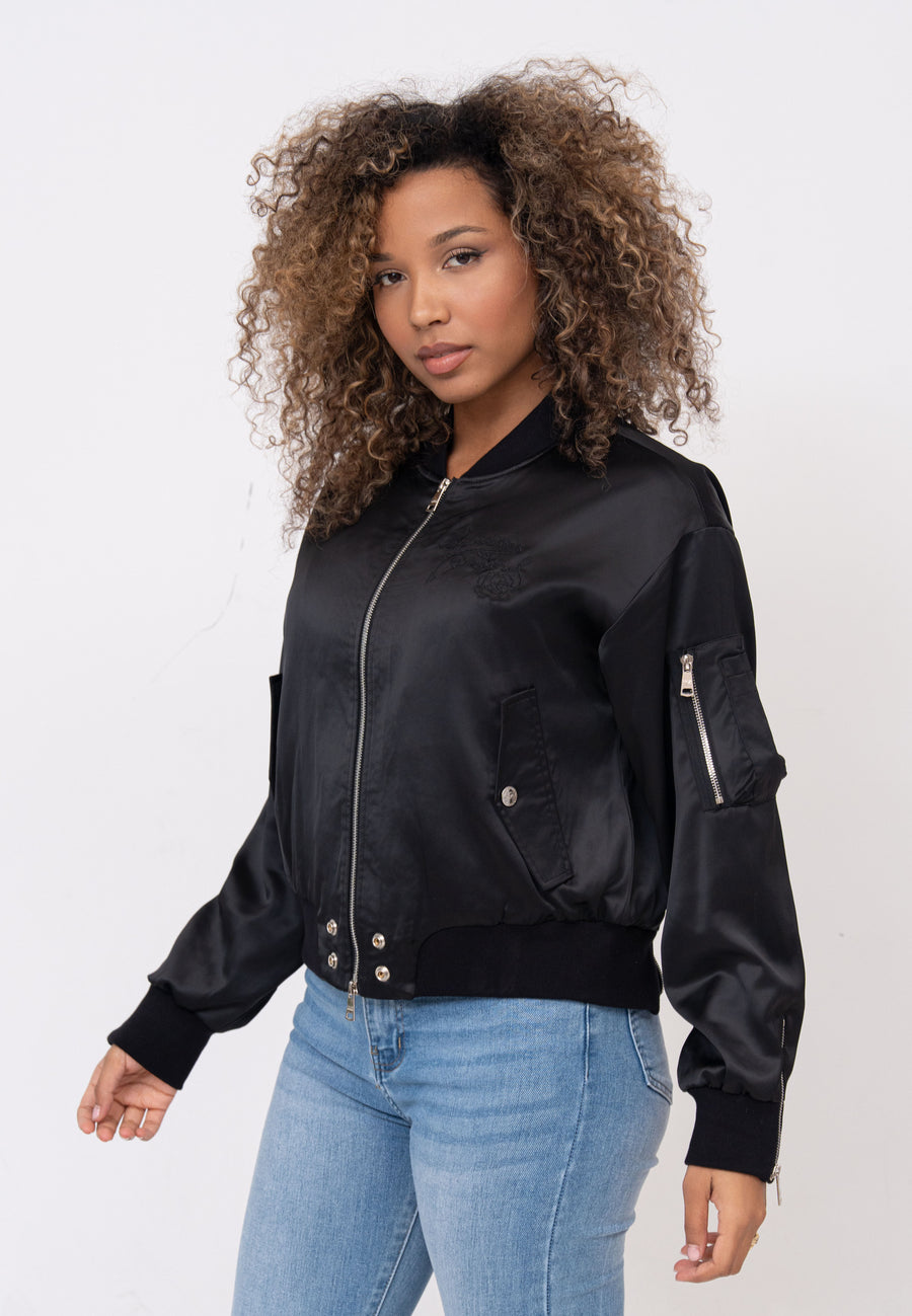Daily Rose W Bomberjacke in Black Jacken Bombers Original