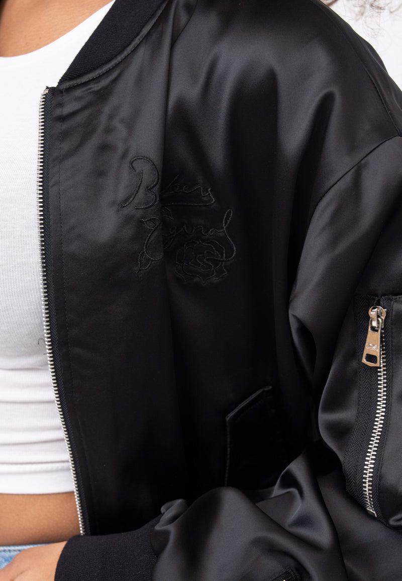 Daily Rose W Bomberjacke in Black Jacken Bombers Original