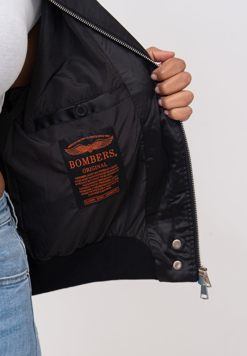 Daily Rose W Bomberjacke in Black Jacken Bombers Original