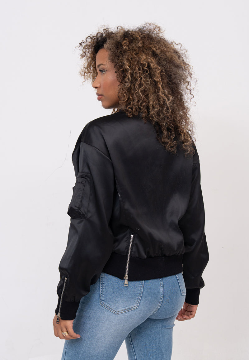 Daily Rose W Bomberjacke in Black Jacken Bombers Original