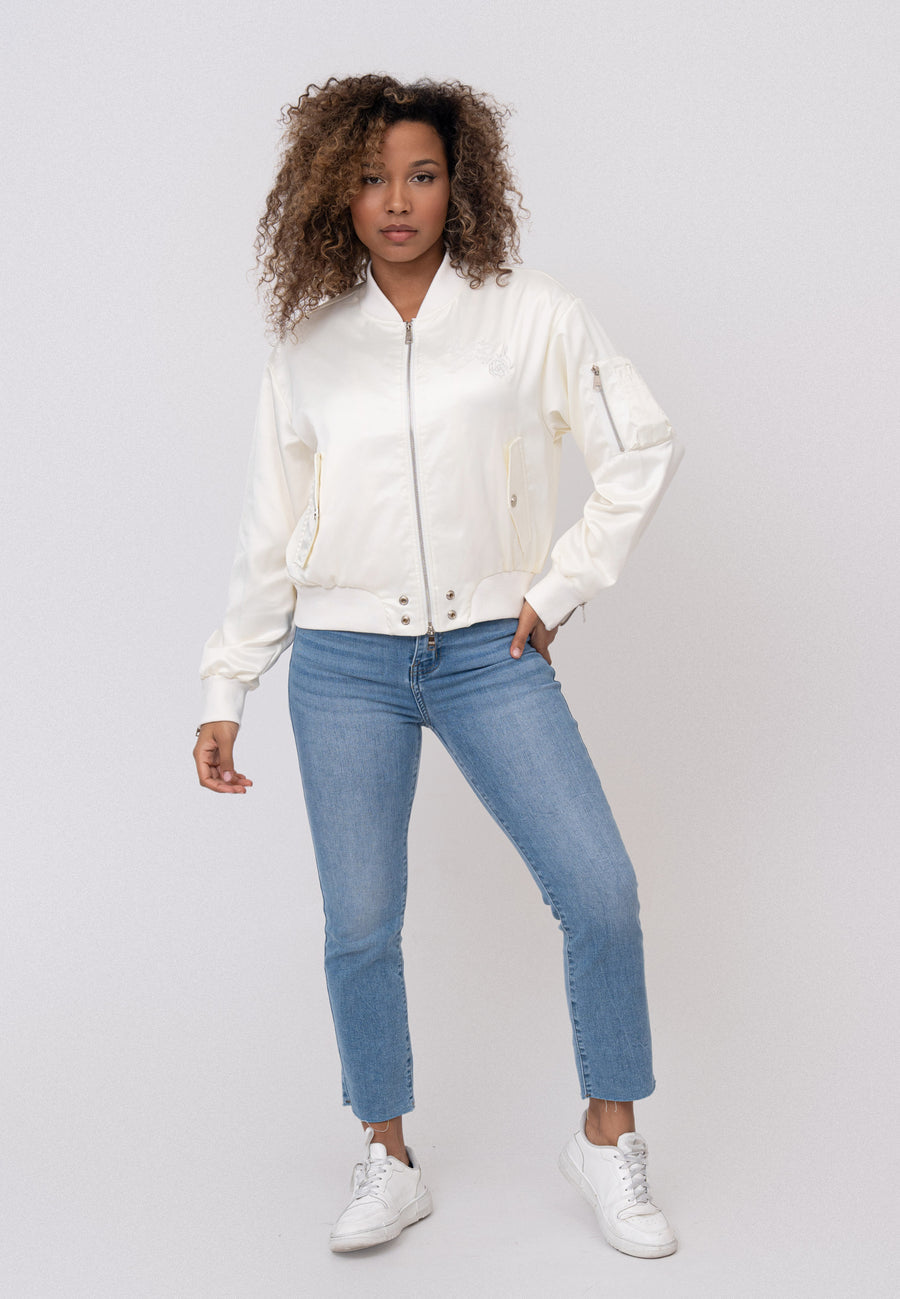 Daily Rose W Bomberjacke in Cream Jacken Bombers Original