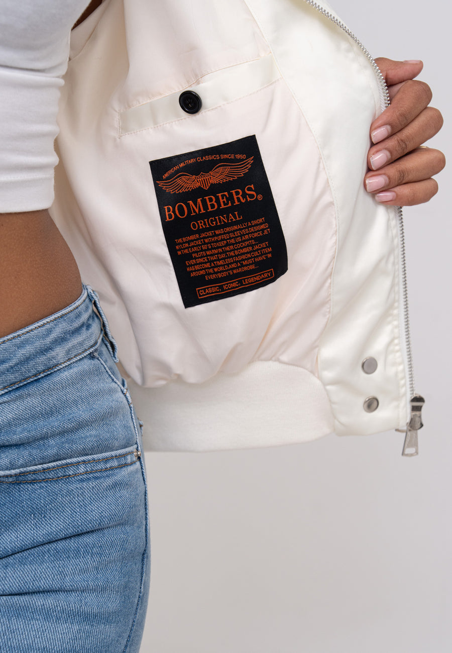 Daily Rose W Bomberjacke in Cream Jacken Bombers Original