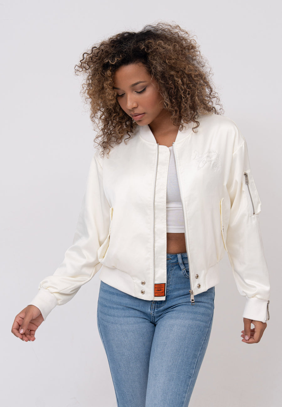 Daily Rose W Bomberjacke in Cream Jacken Bombers Original