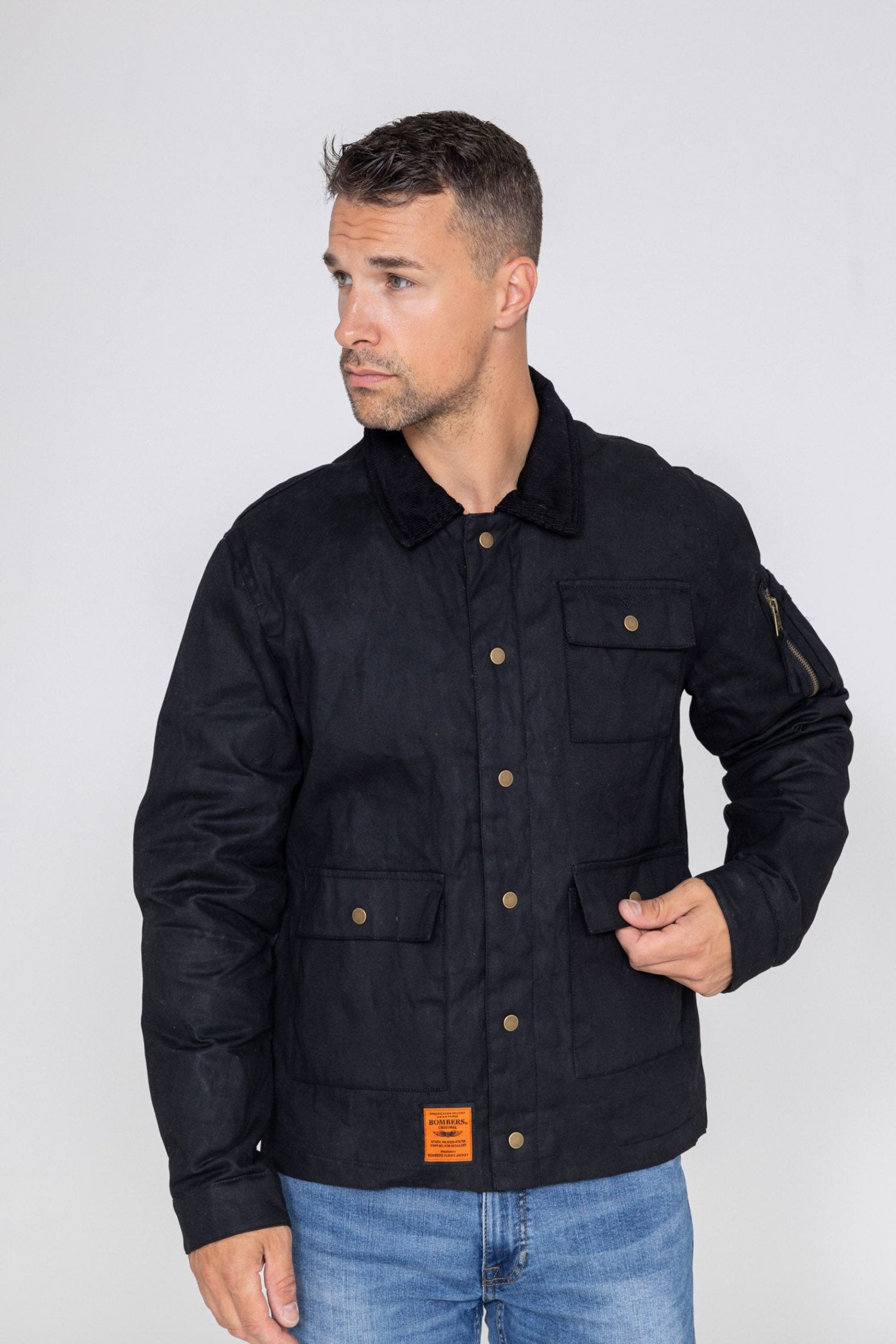 Dakota M Feldjacke in Black Jacken Bombers Original