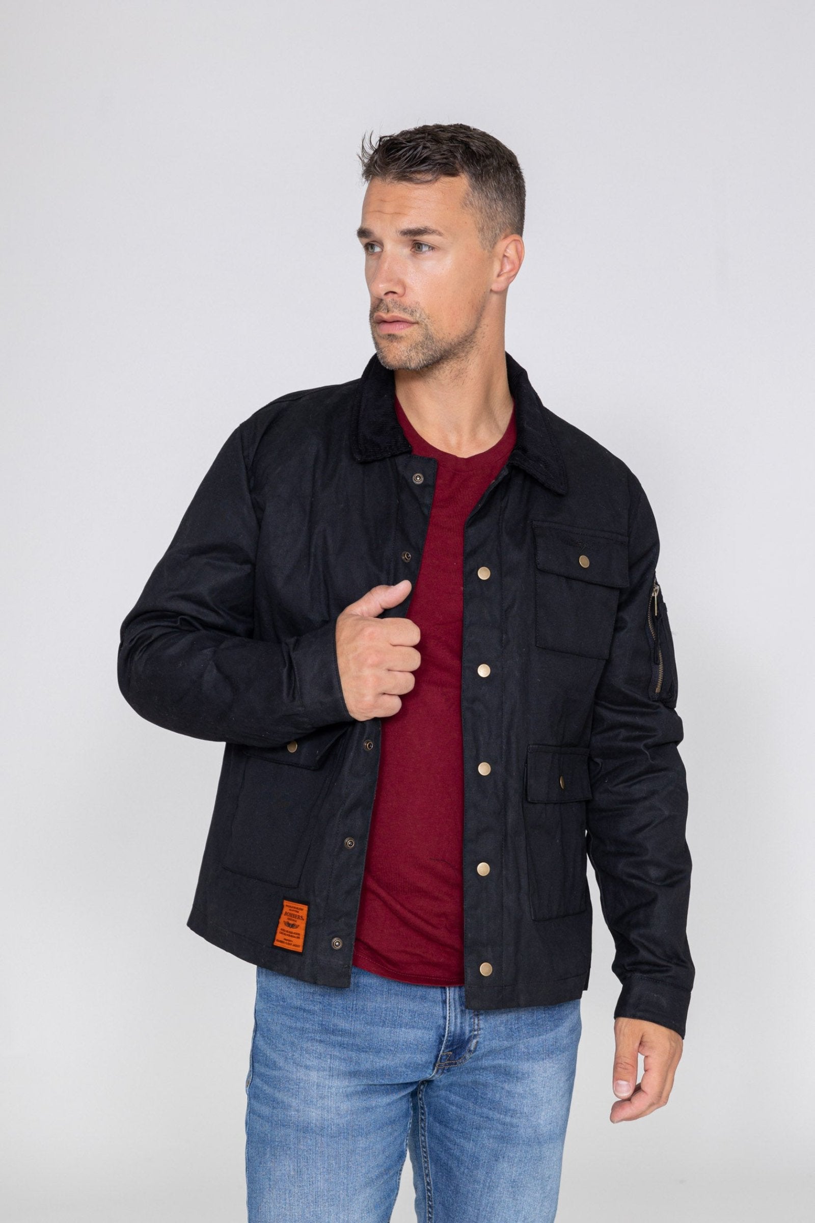 Dakota M Feldjacke in Black Jacken Bombers Original