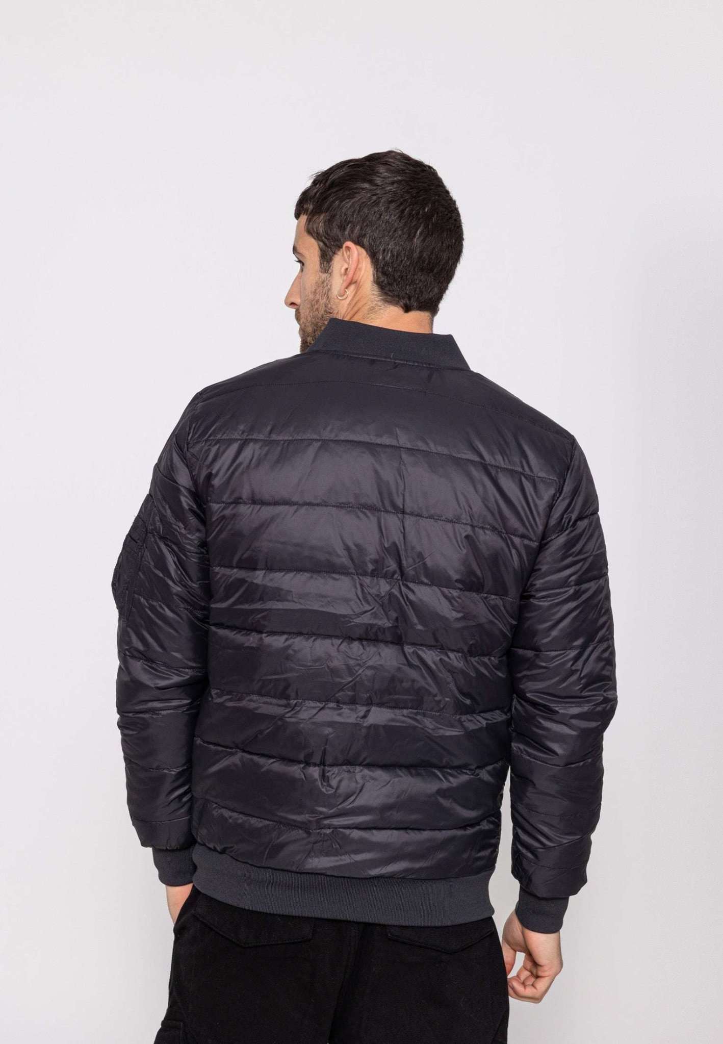 Dallas M Daunenjacke in Black Jacken Bombers Original