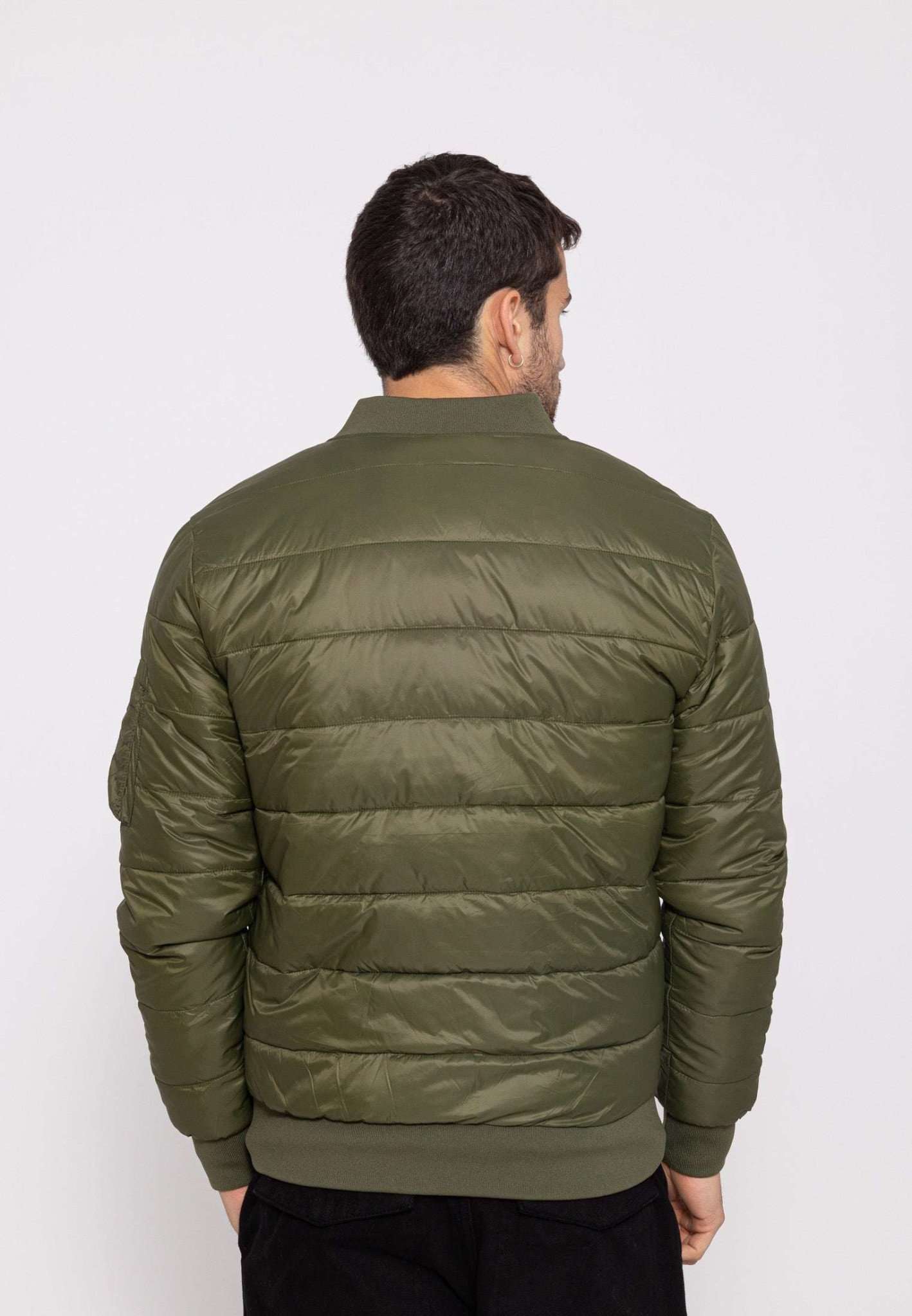 Dallas M Daunenjacke in Kaki Jacken Bombers Original