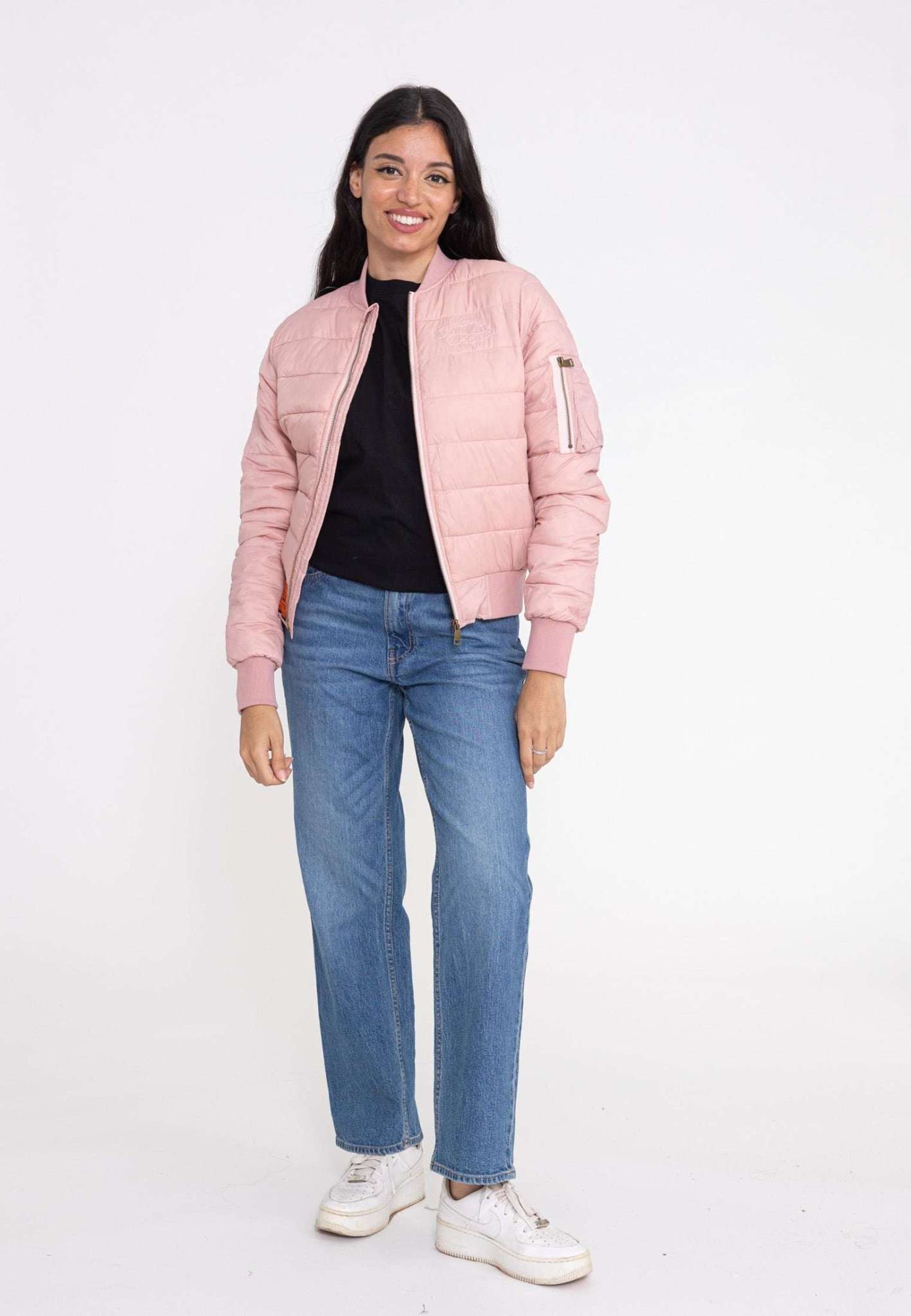 Dallas W Daunenjacke in Pink Jacken Bombers Original