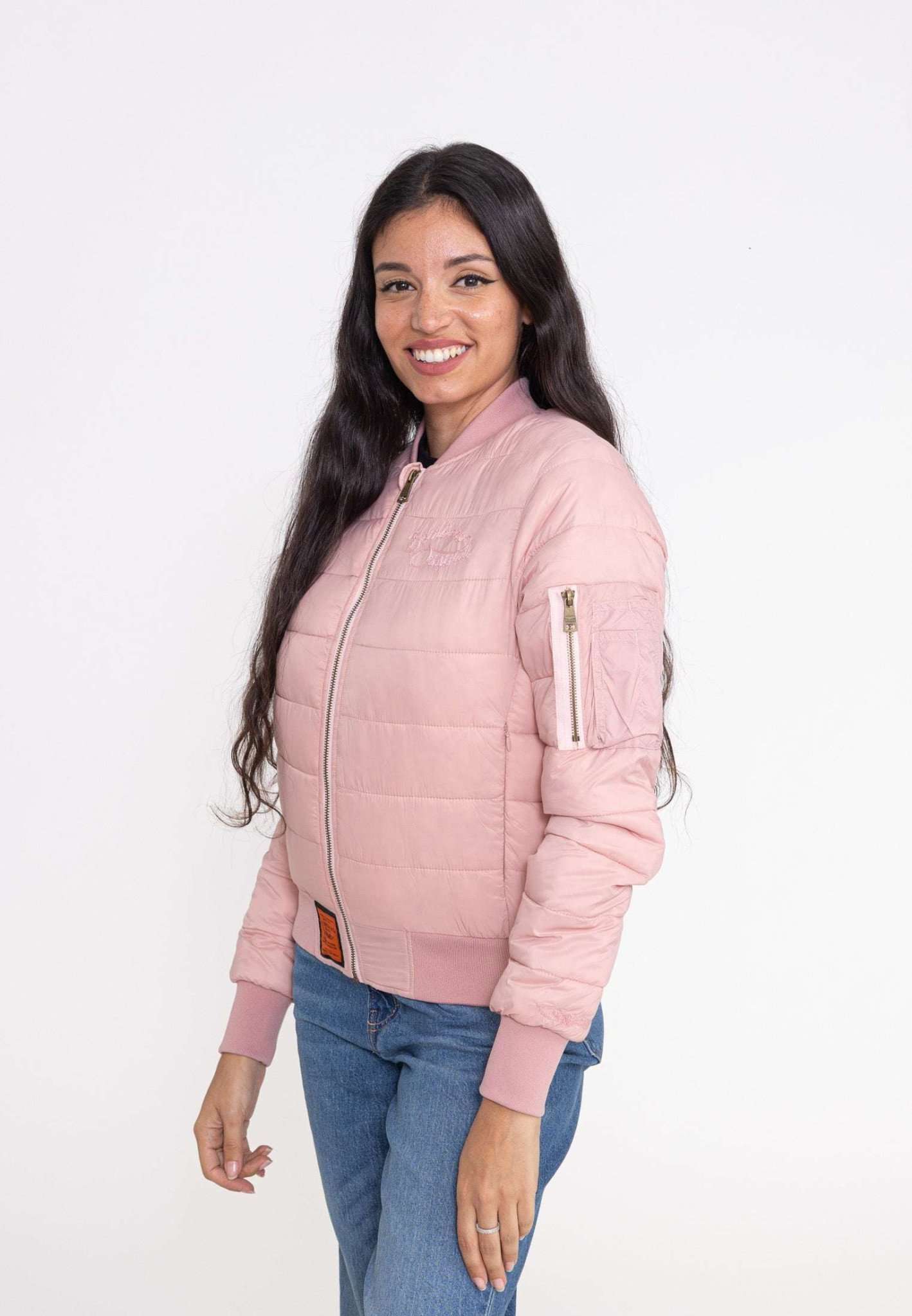 Dallas W Daunenjacke in Pink Jacken Bombers Original   