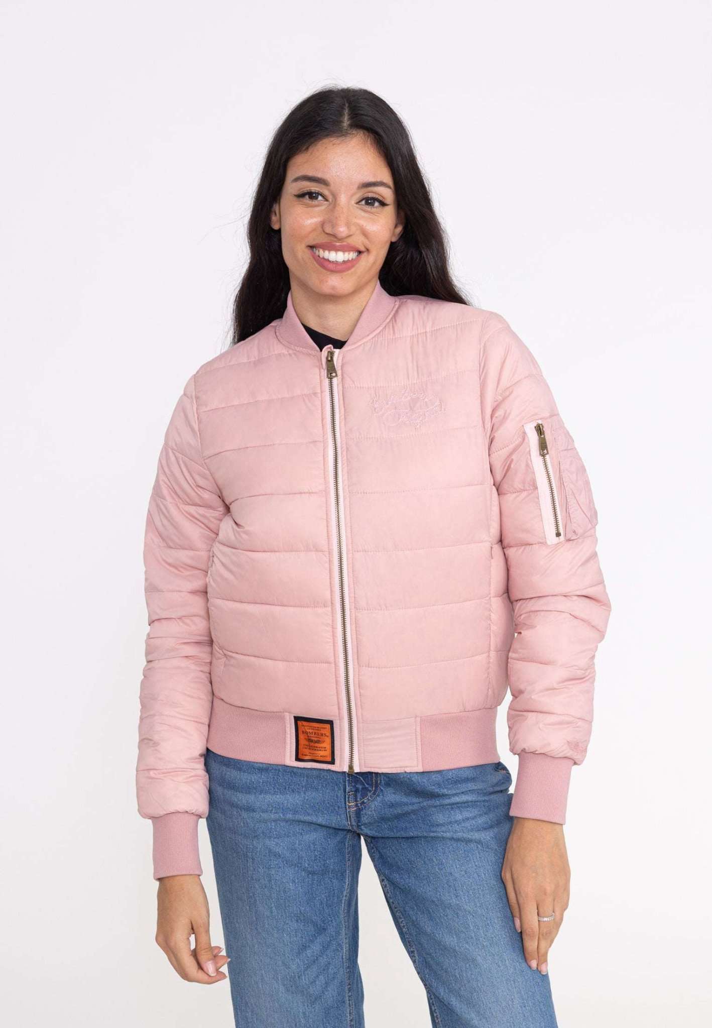 Dallas W Daunenjacke in Pink Jacken Bombers Original   